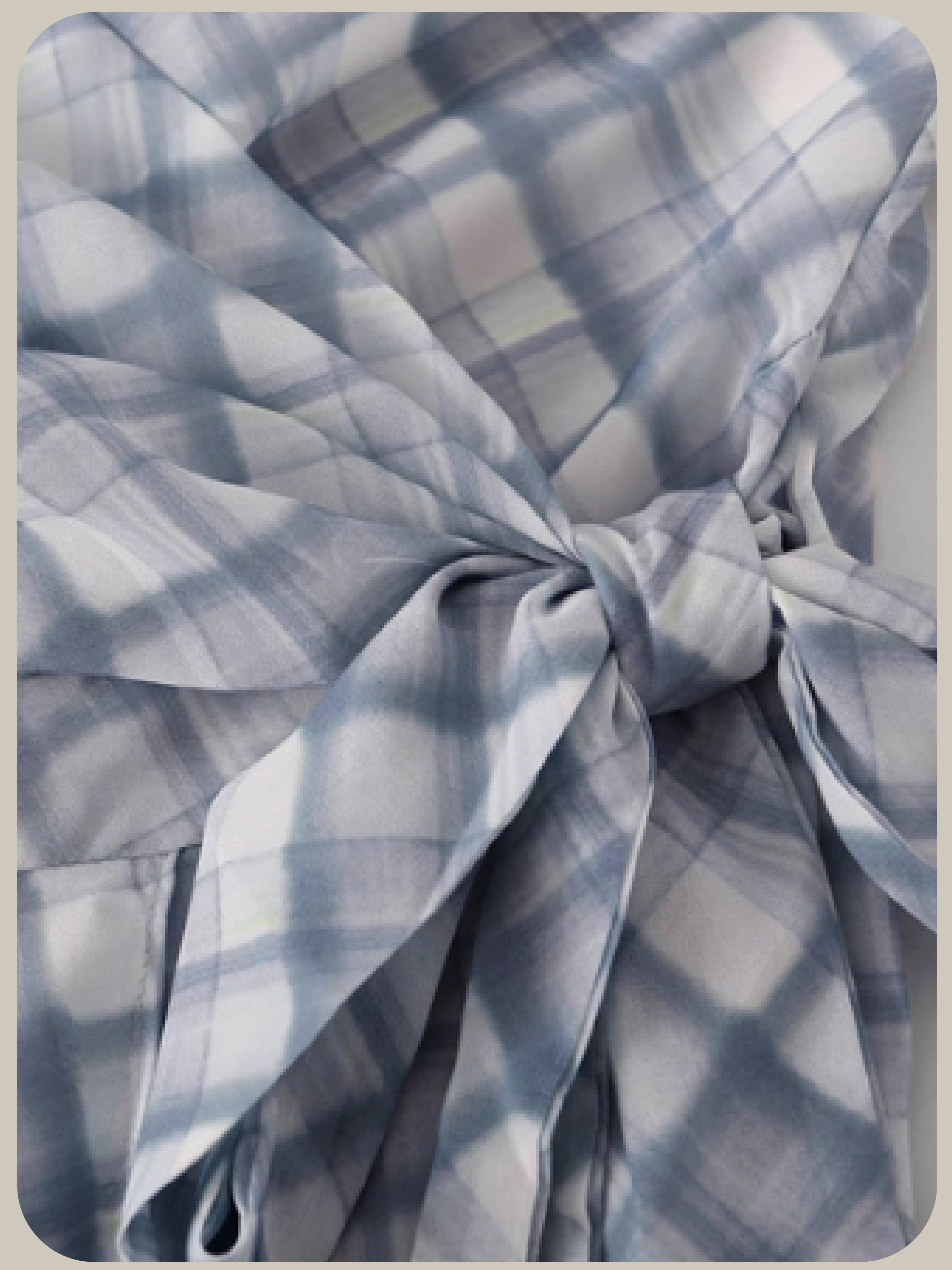 Drape Tartan Dress/ドレープタータンドレス