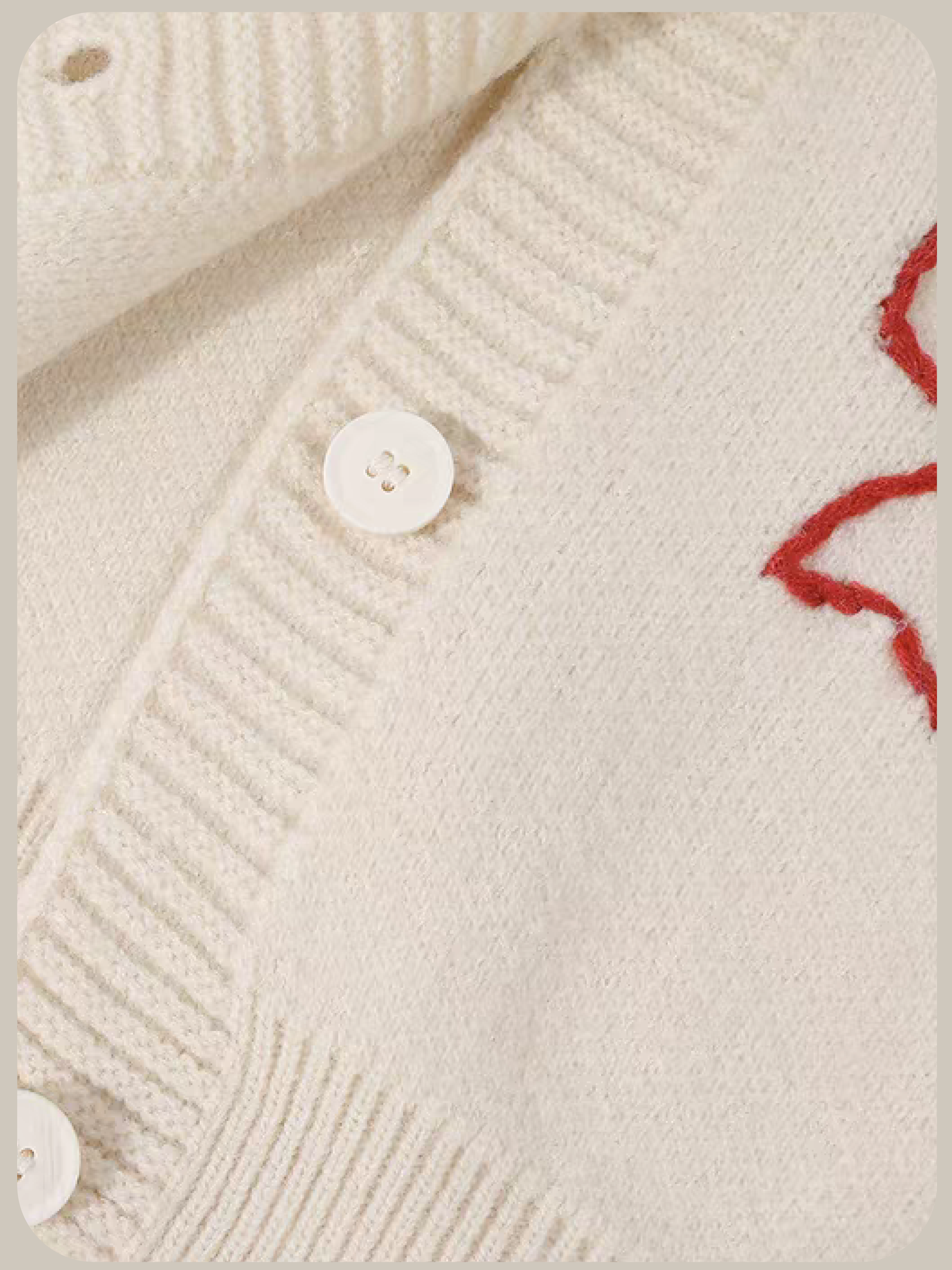 Cute Ribbon Embroidery Cardigan/キュートリボン刺繍カーディガン