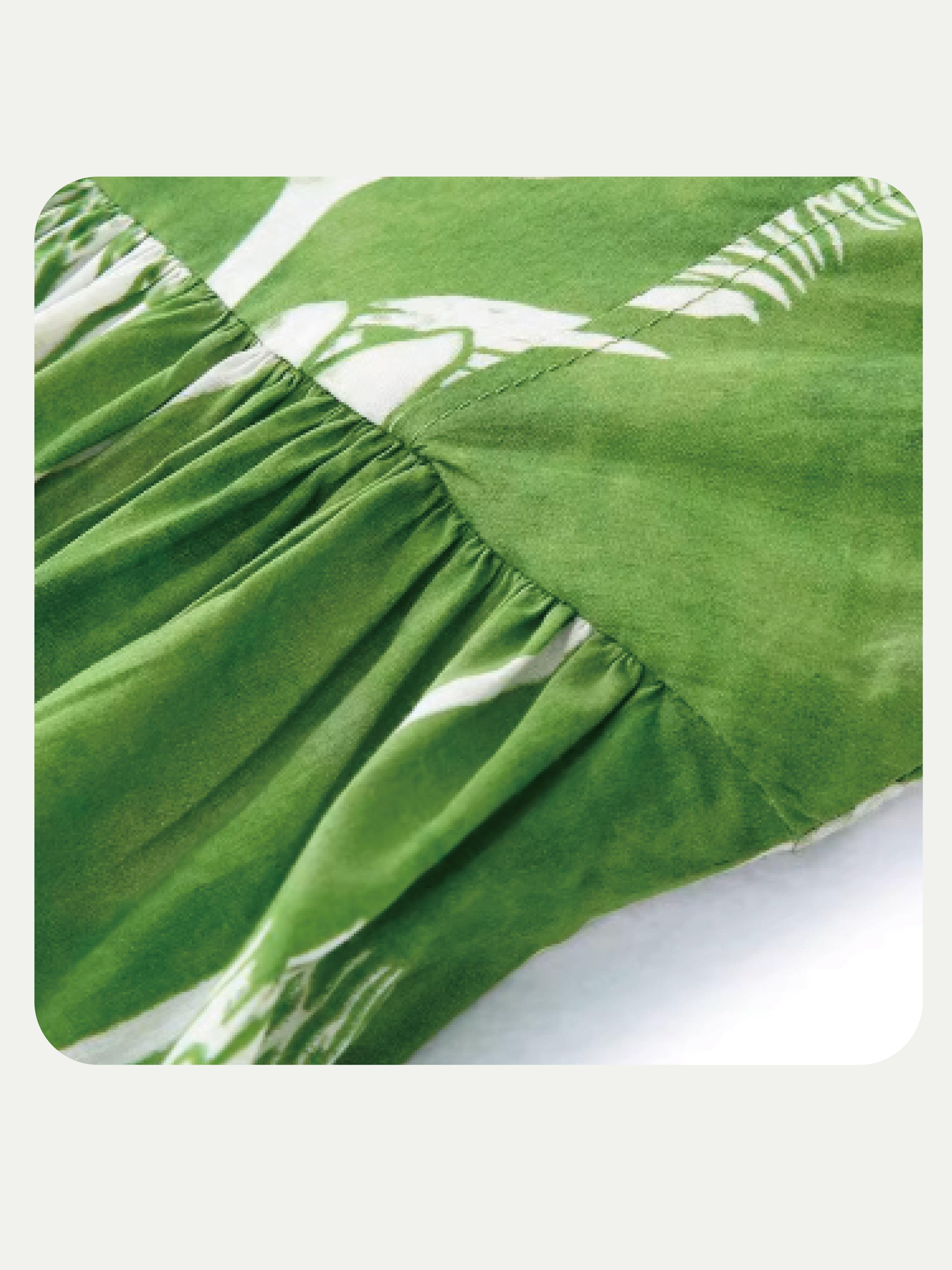 Waisted Flower Pattern Cami Dress