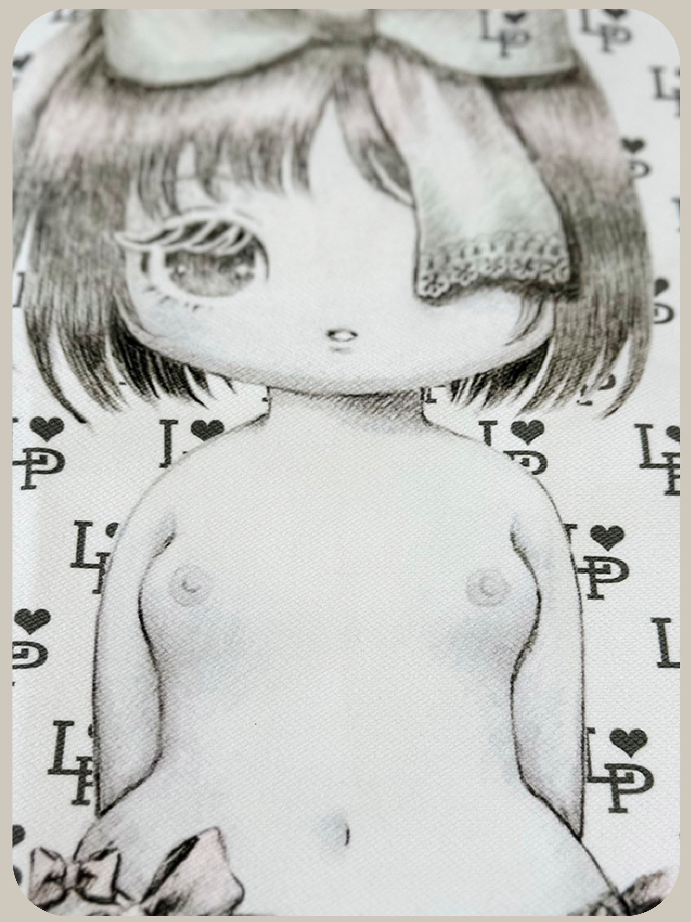 MURAKAMI MOE LA POMME petit Collaboration Girls Big Tote Bag