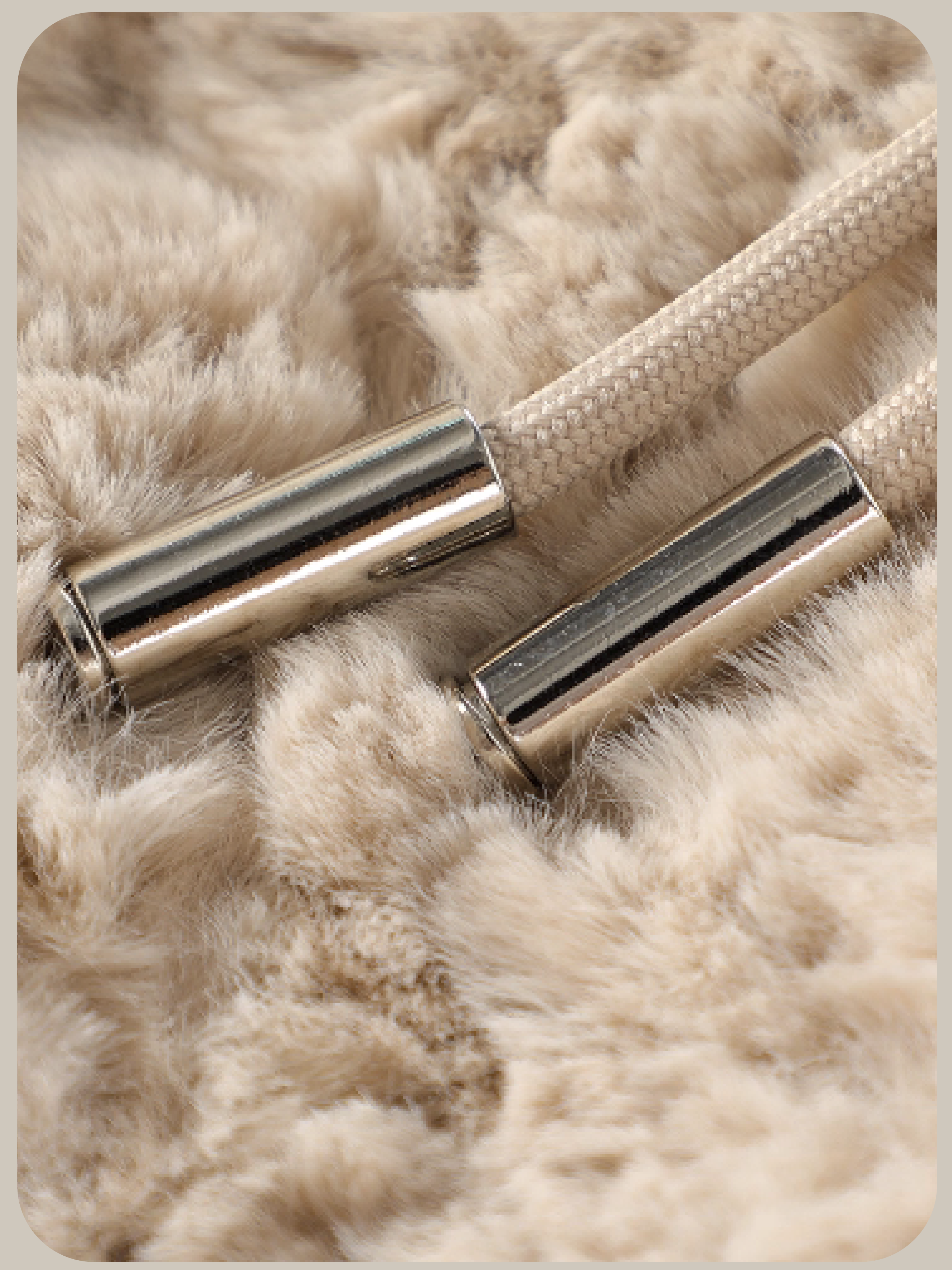 Cute Faux Fur Toggle Coat/キュートフェイクファートグルコート