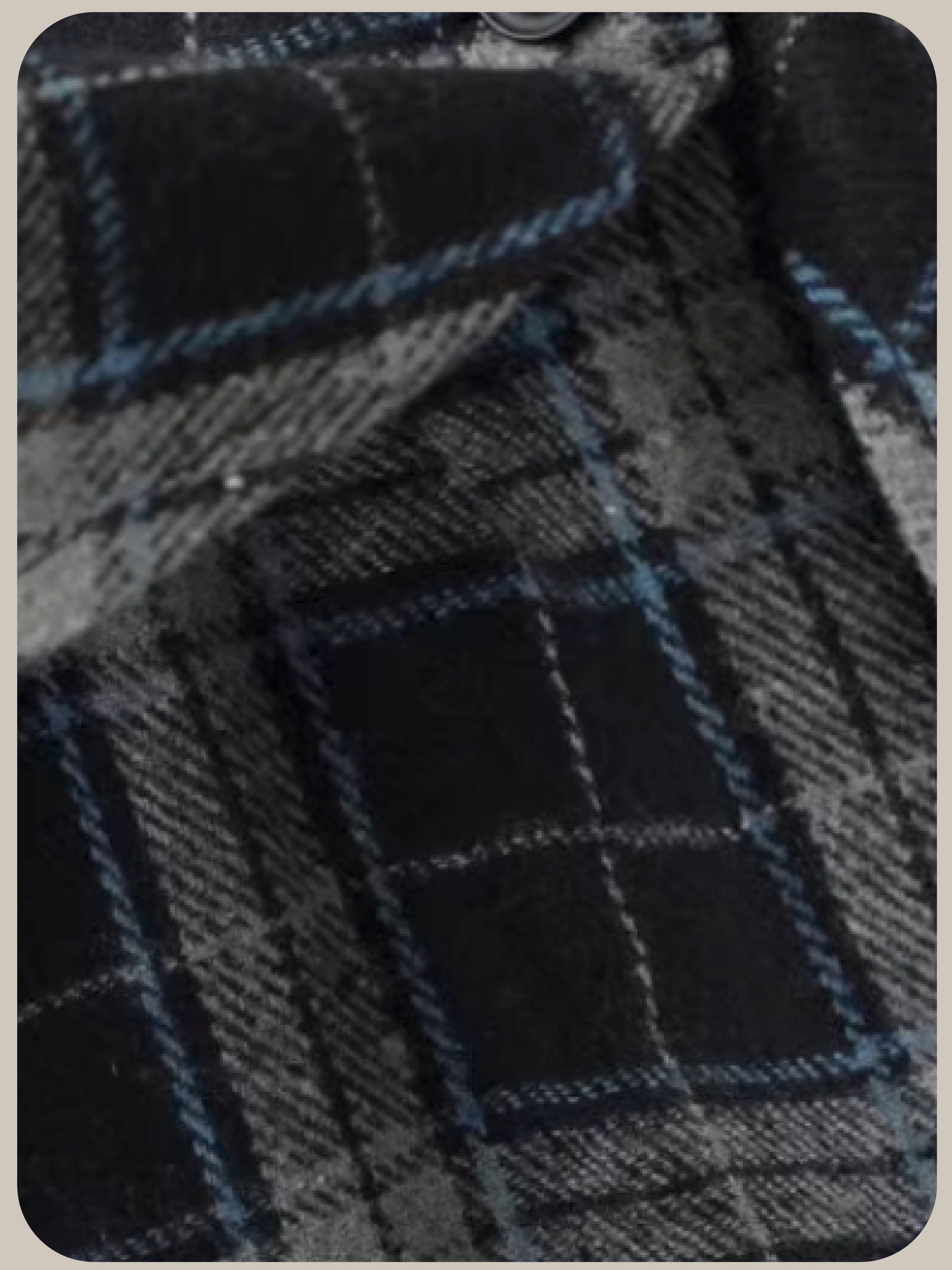 Side Button Plaid Mini Skirt/サイドボタンチェック柄ミニスカート