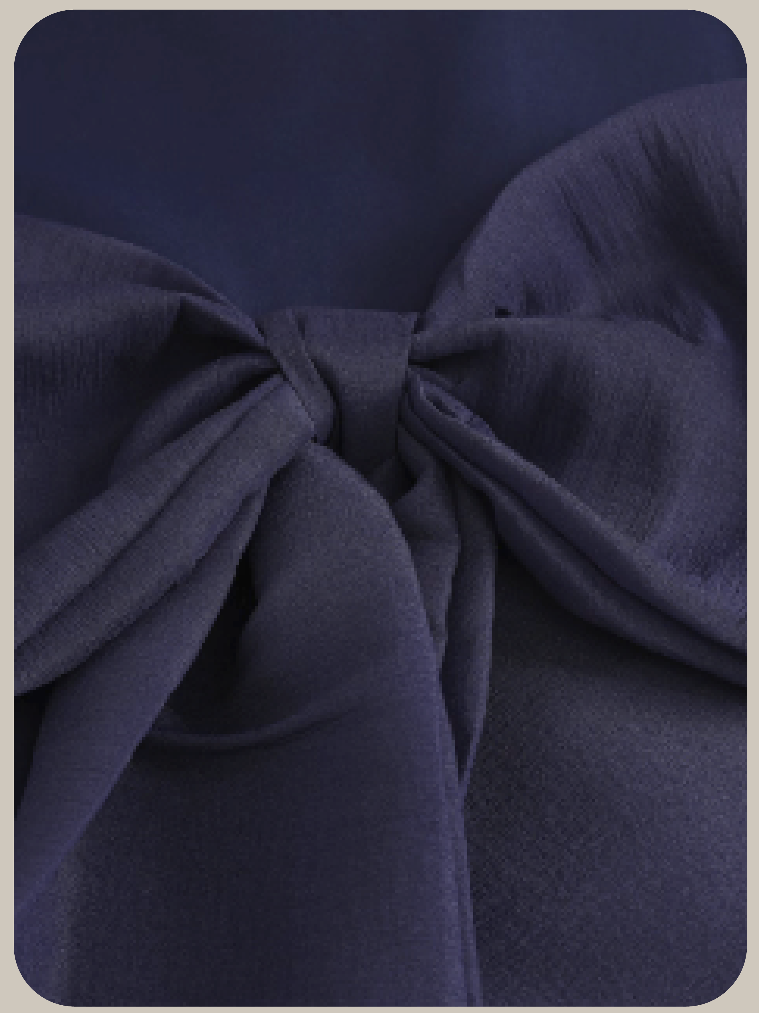 Ribbon Motif Navy Shirt/リボンモチーフネイビーシャツ