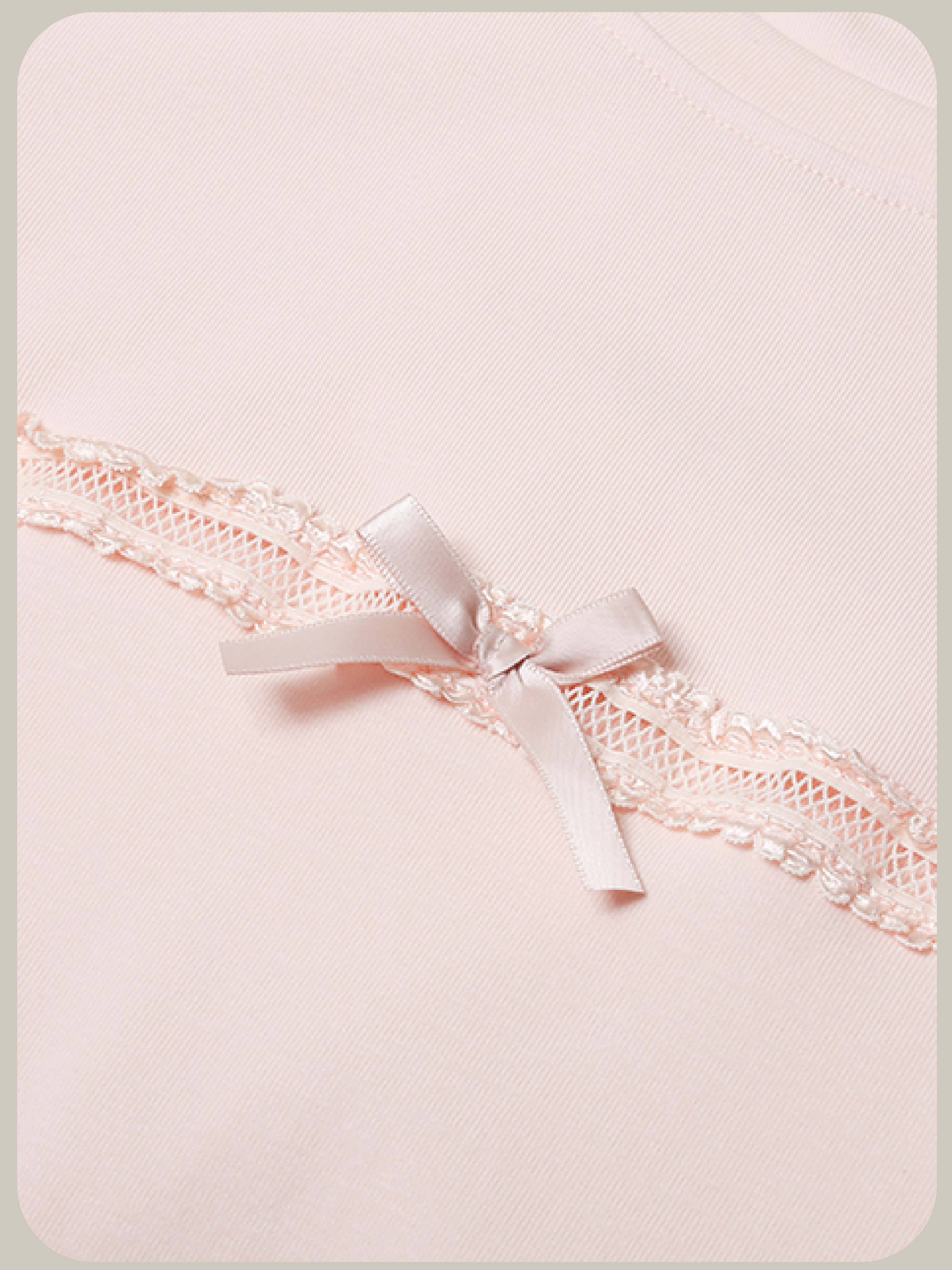 Single Lace Band T/シングルレースバンドTシャツ