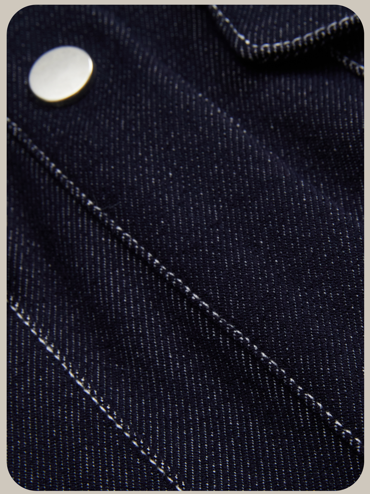 Check Stitching Denim Jacket Set Up/チェックステッチデニムジャケットセットアップ