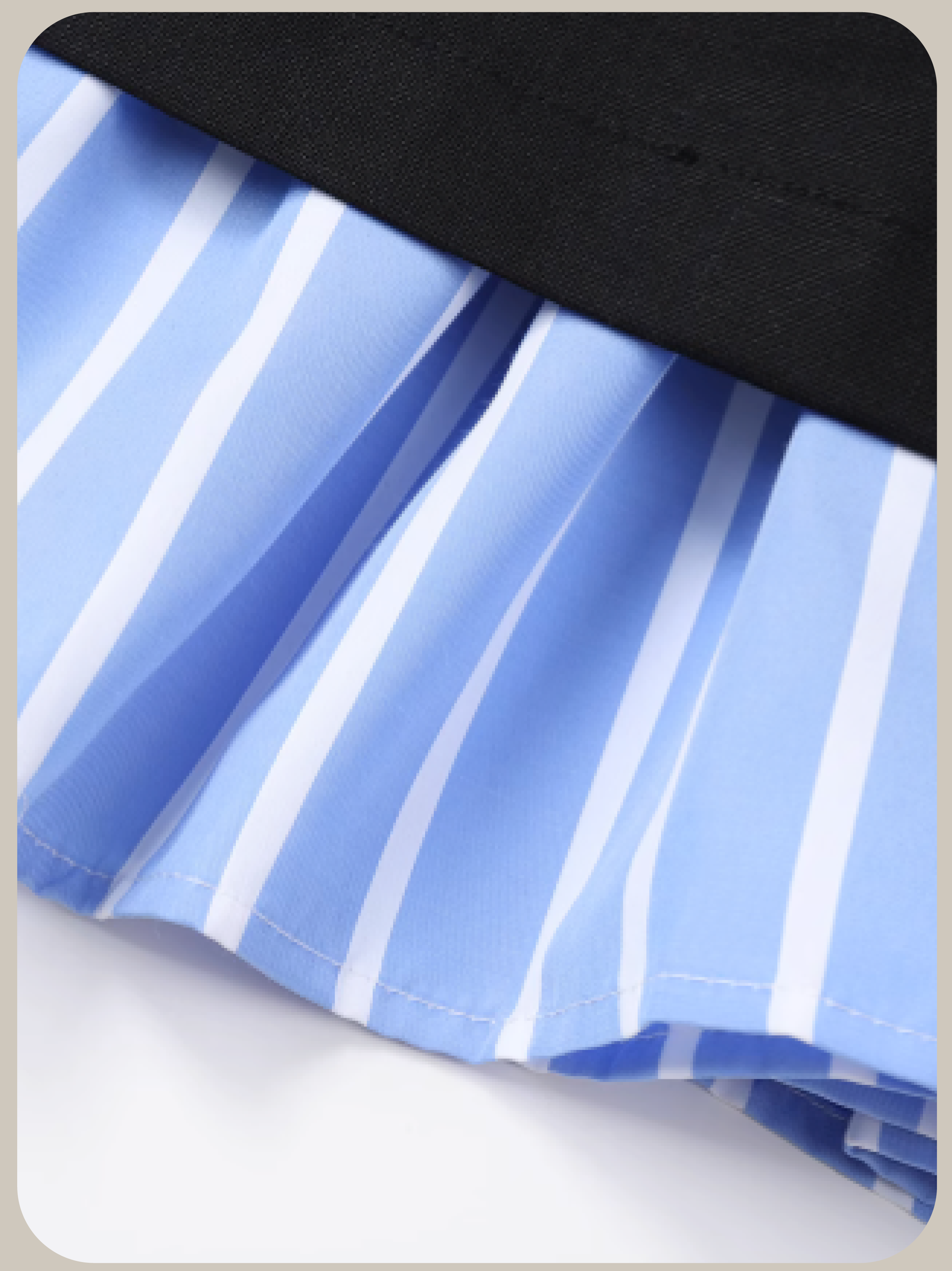 Stripe Stitching Vest Dress/ストライプステッチベストドレス