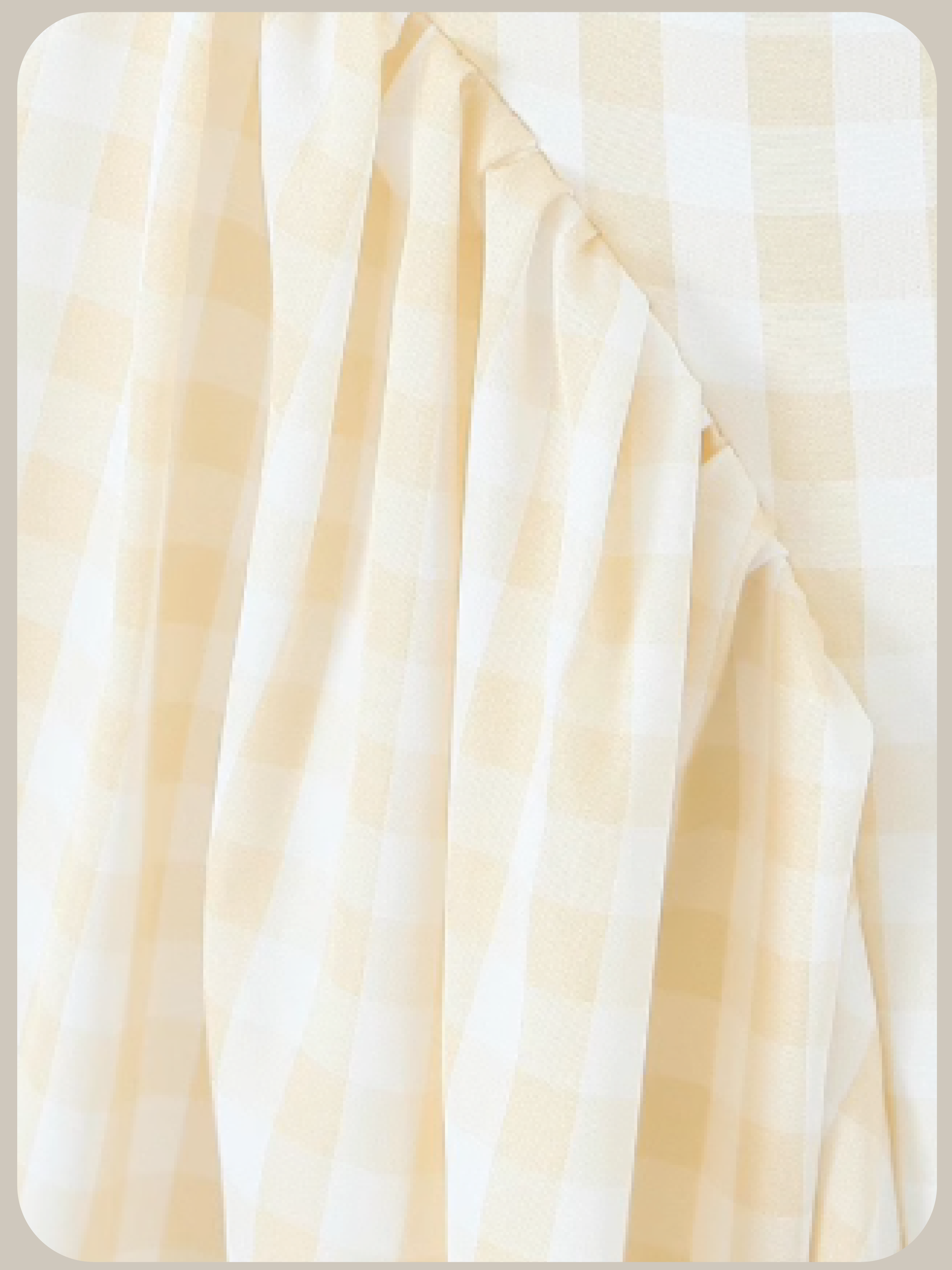 French Plaid Voluminous Dress/フレンチチェックボリュームドレス