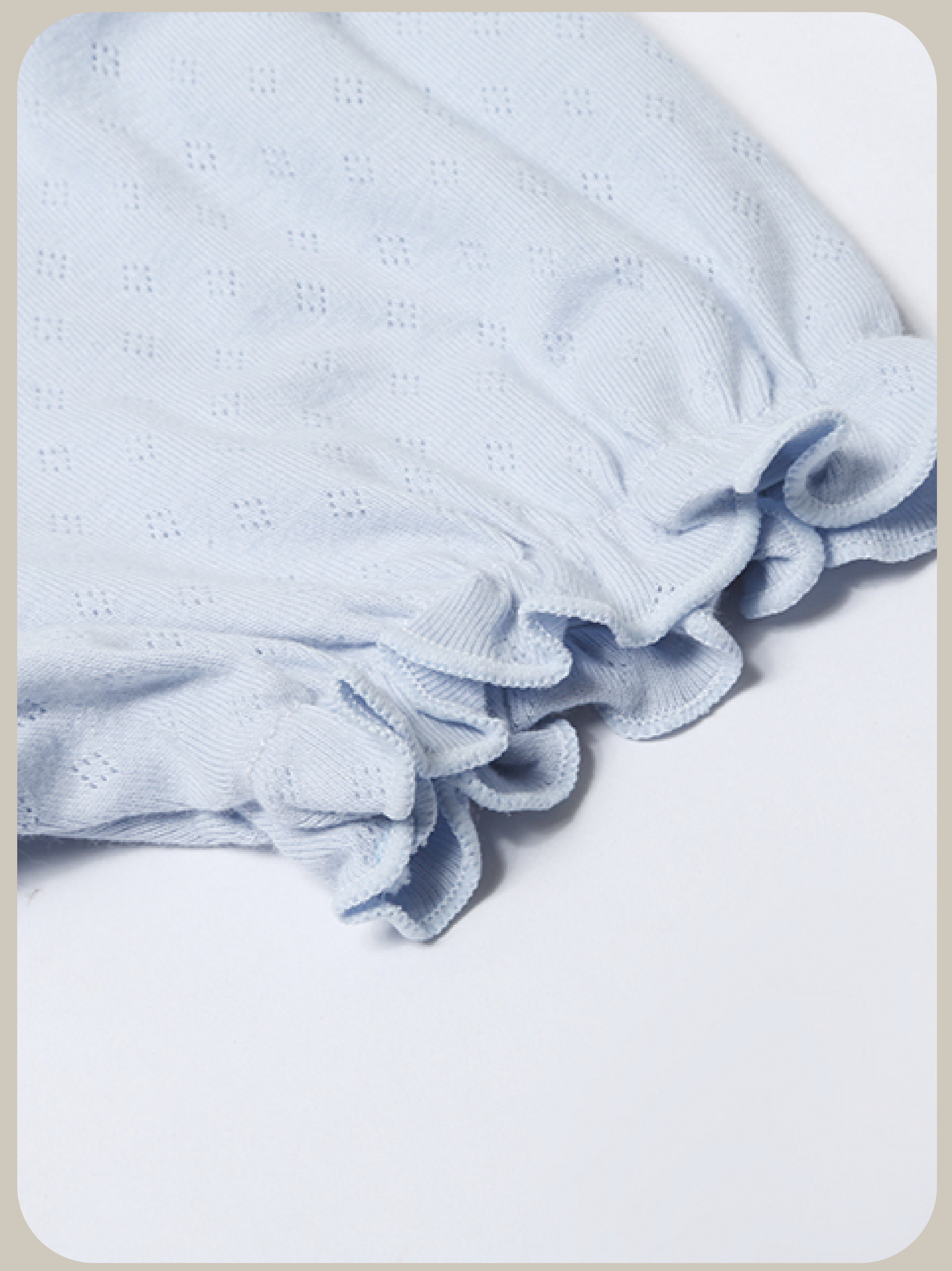 Lace Docking Puff Sleeve T/レースドッキングパフスリーブTシャツ