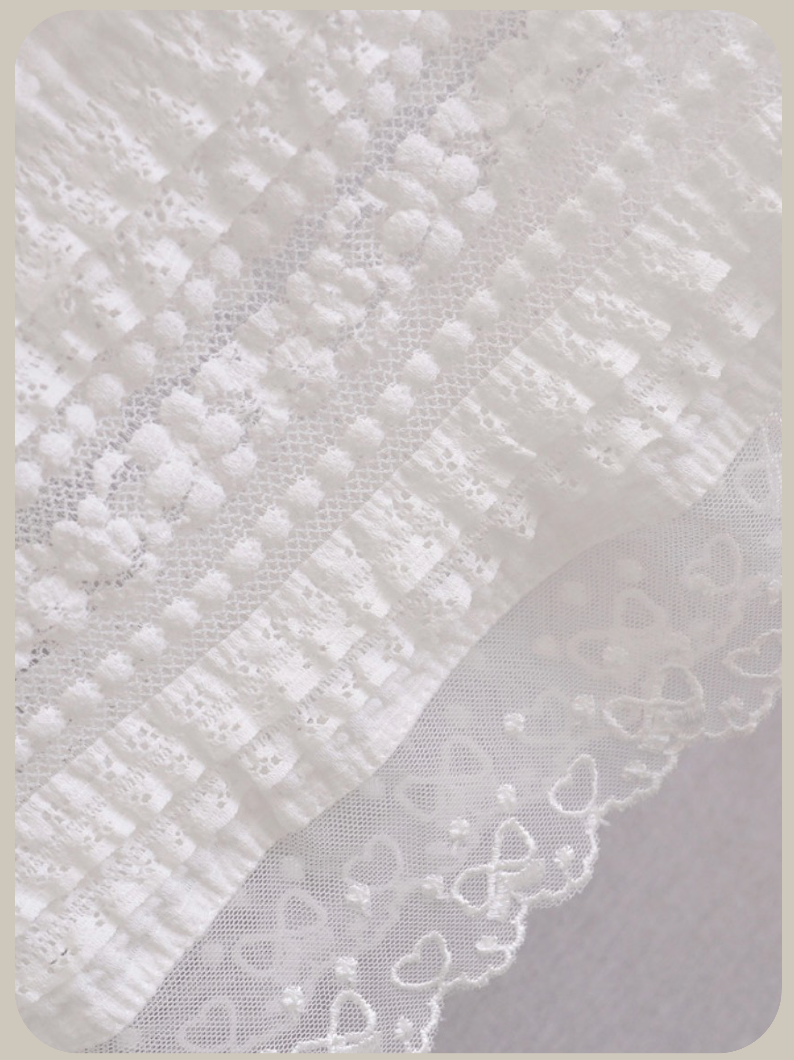 Lace Deco Flare Skirt/レースデコフレアスカート