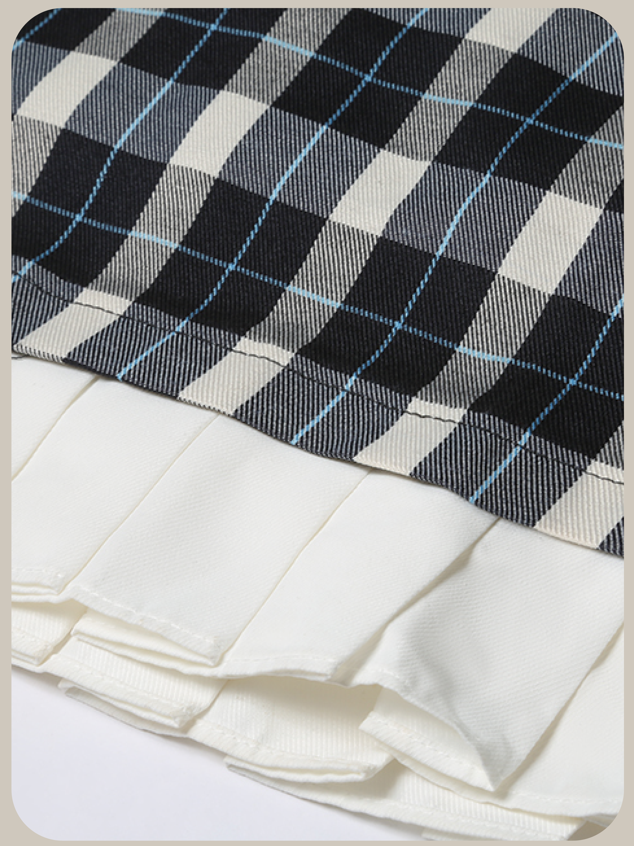 Sailor Collar Plaid Sweet Dress/セーラーカラーチェック柄スウィートワンピース