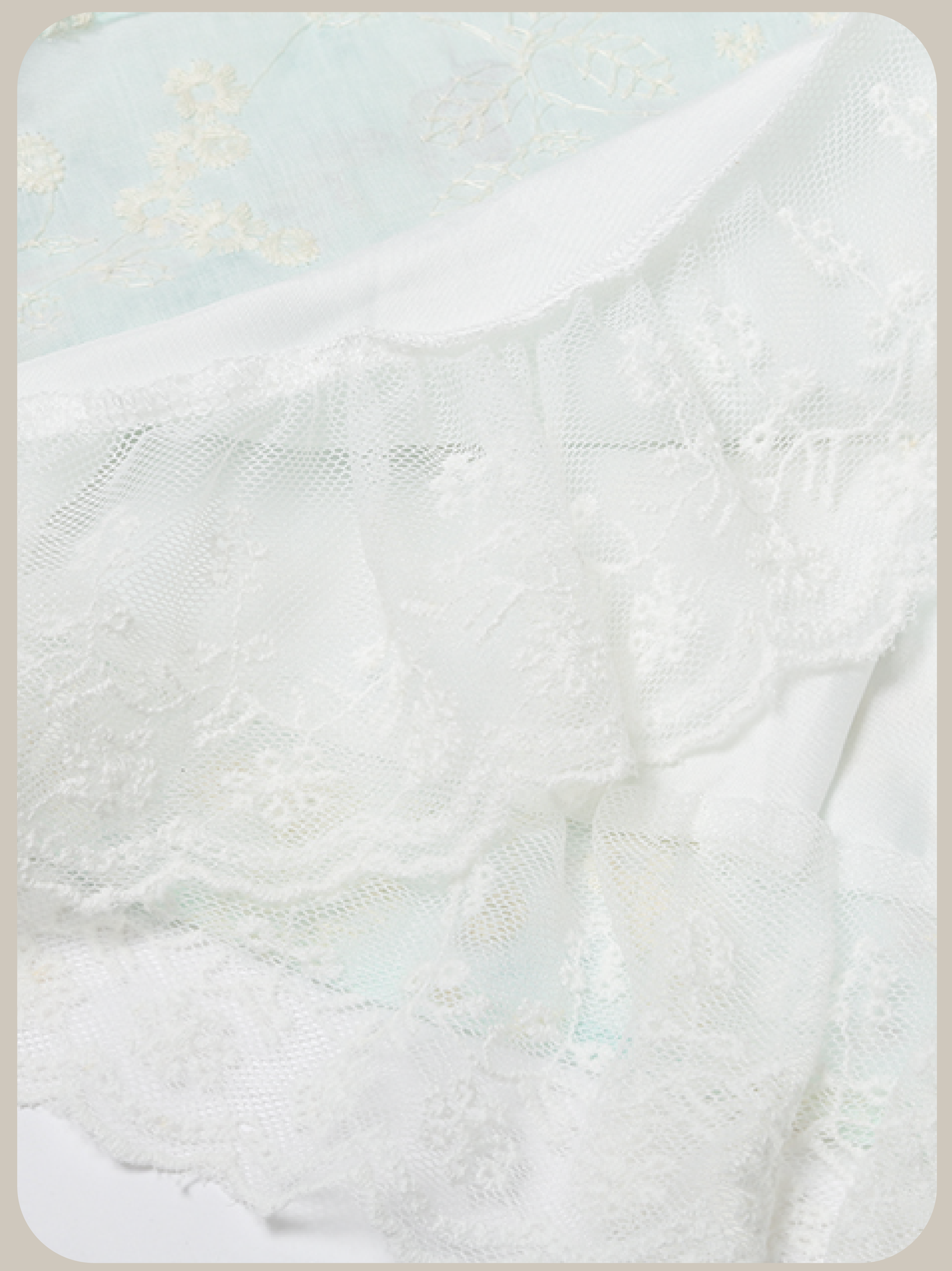 Mint Green Frill Waisted Dress/ミントグリーンフリルウエストドレス