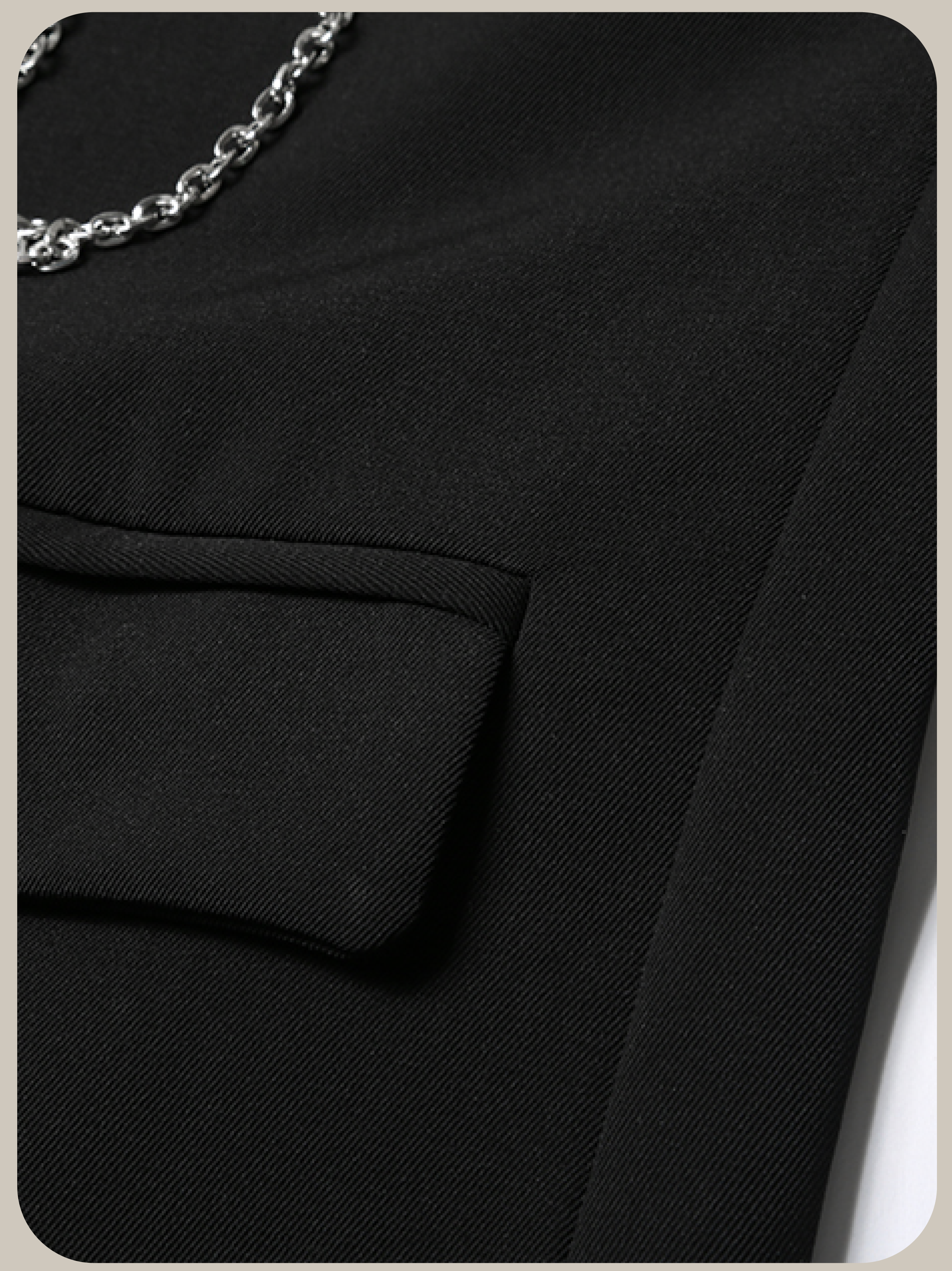 Metal Chain Deco Jacket/メタルチェーンデコジャケット