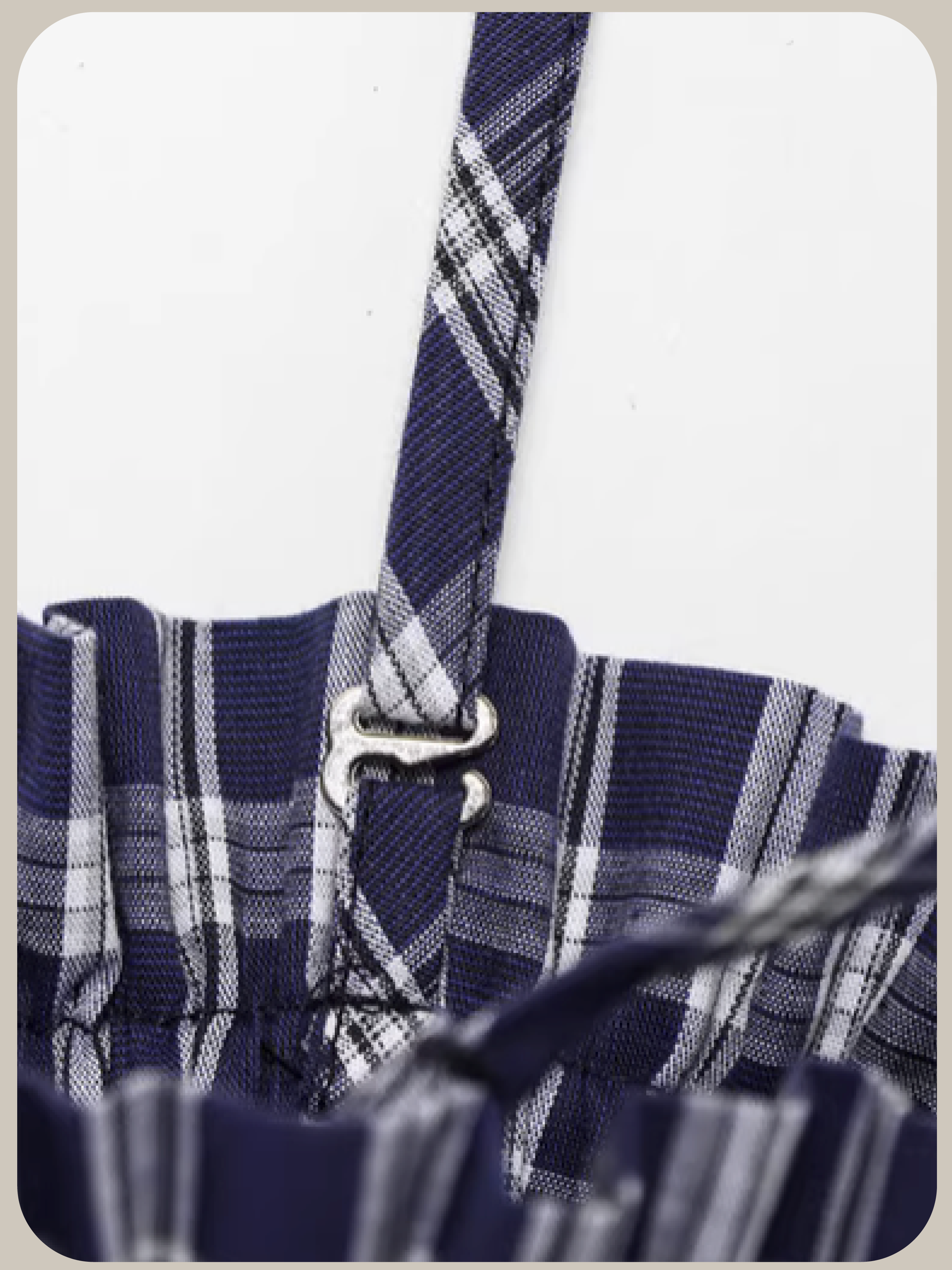 Blue Plaid Cami Dress/ブルーチェック柄キャミドレス