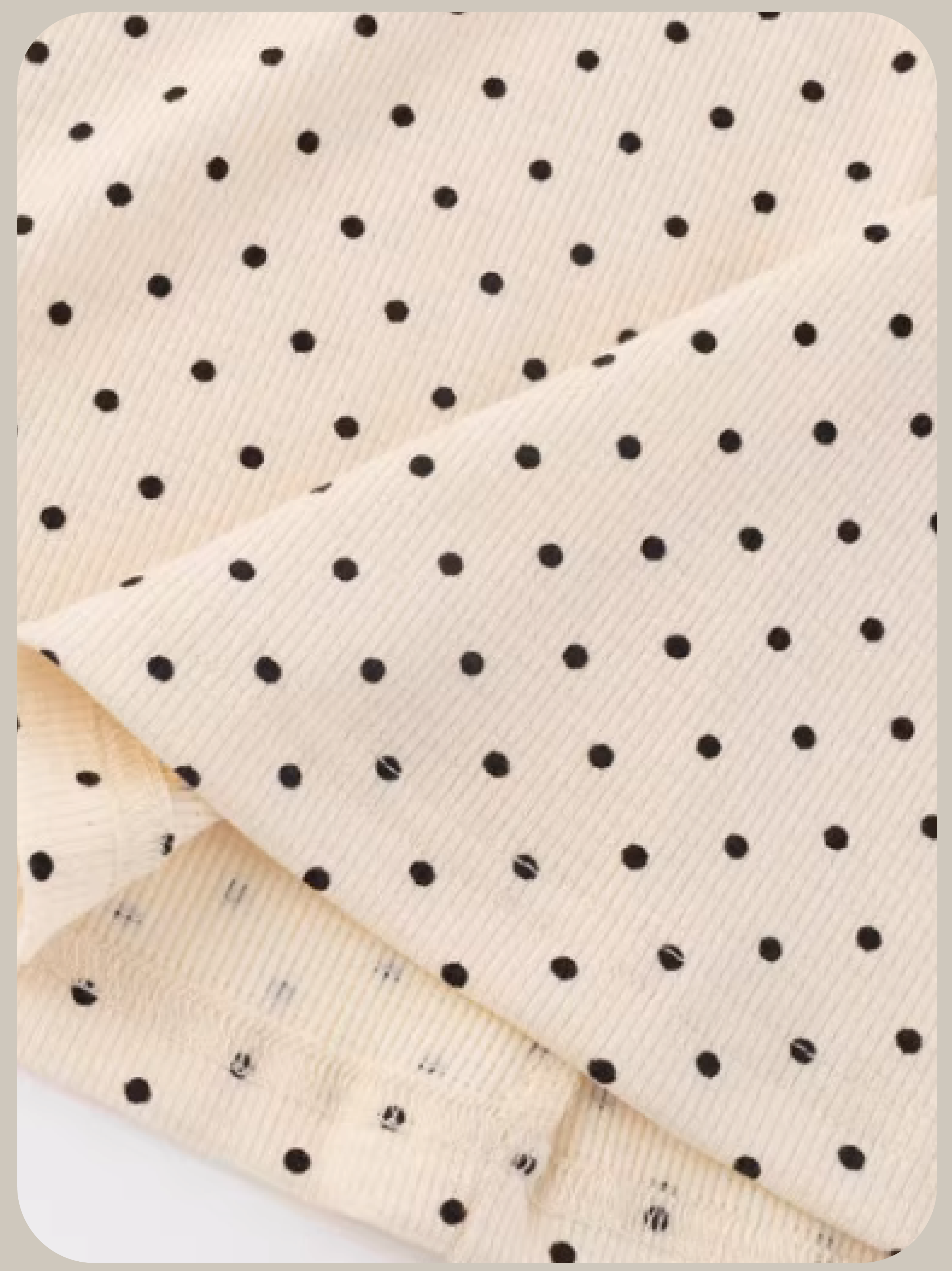 Dots Square Collar One Piece/ドットスクエア衿ワンピース