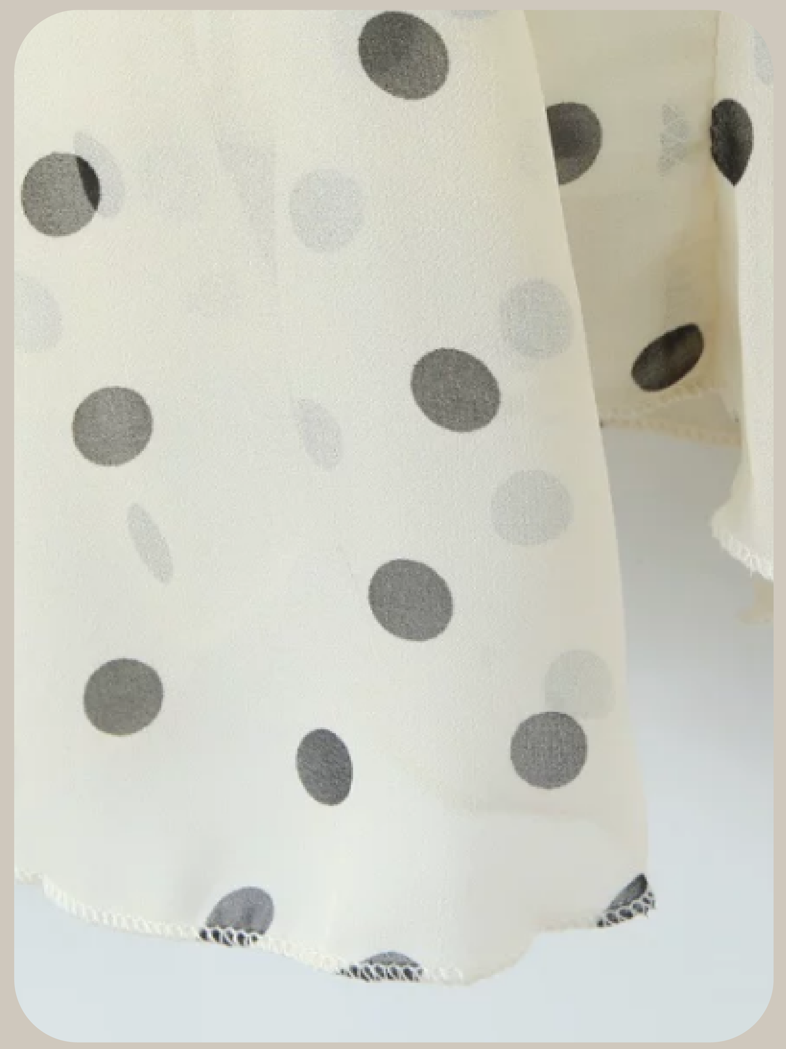 Ruffle Flare Dots Skirt/フリルフレアドットスカート