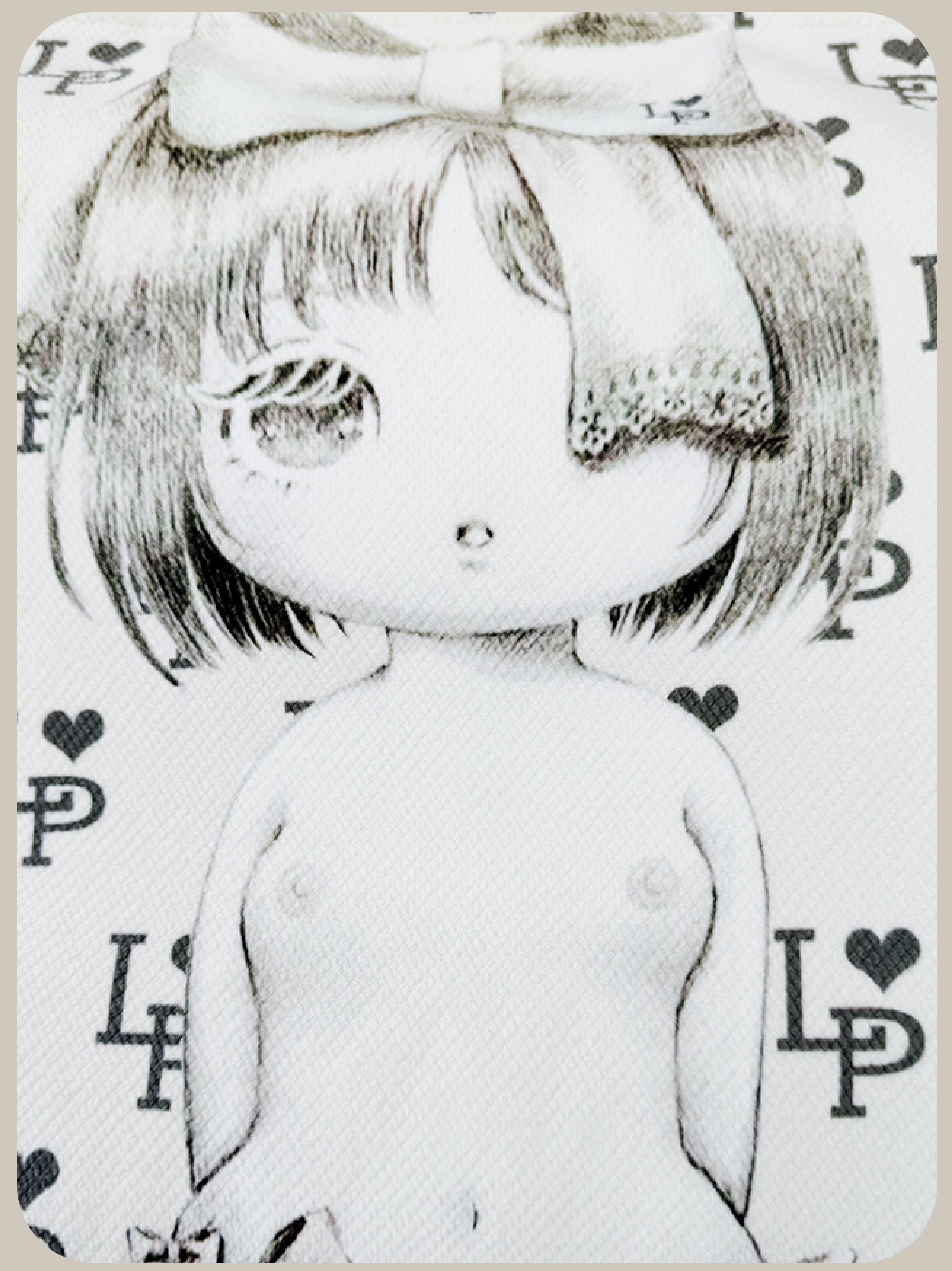 MURAKAMI MOE LA POMME petit Collaboration Girls Zip Tote Bag