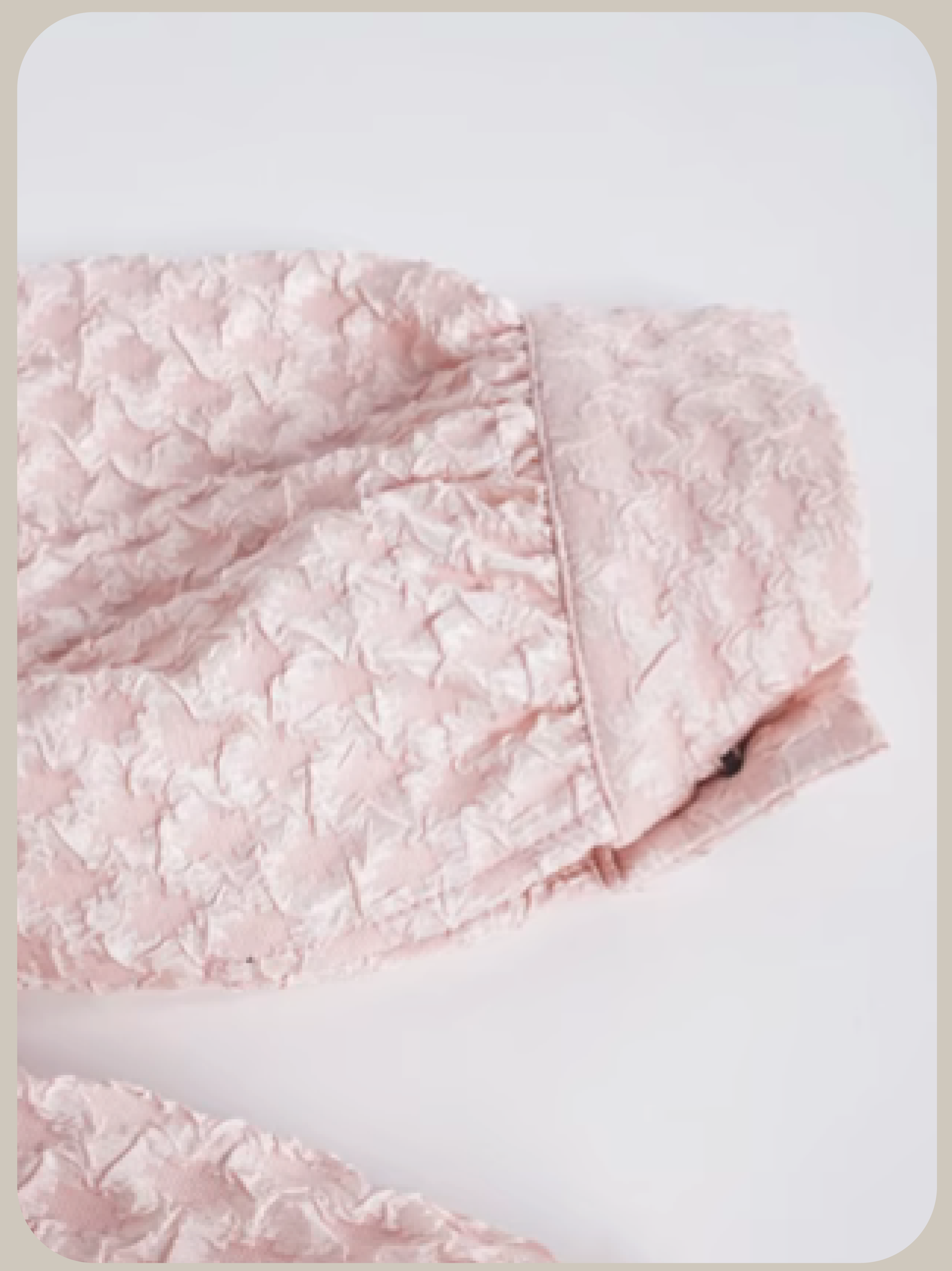 French Flower Applique Pink Shirt/フレンチフラワーアップリケピンクシャツ