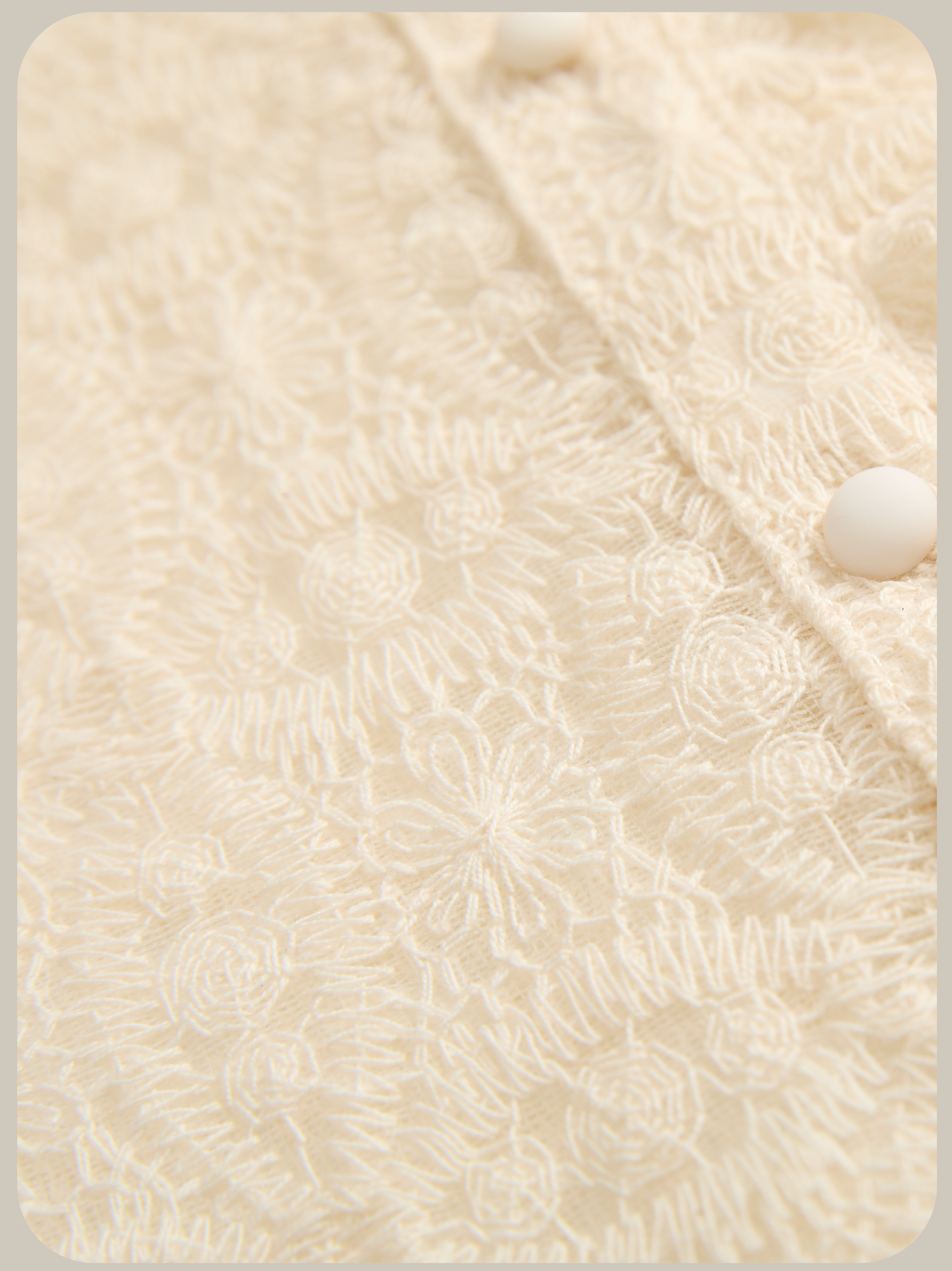 Texture Lace Motif Blouse テクスチャーレースモチーフブラウス