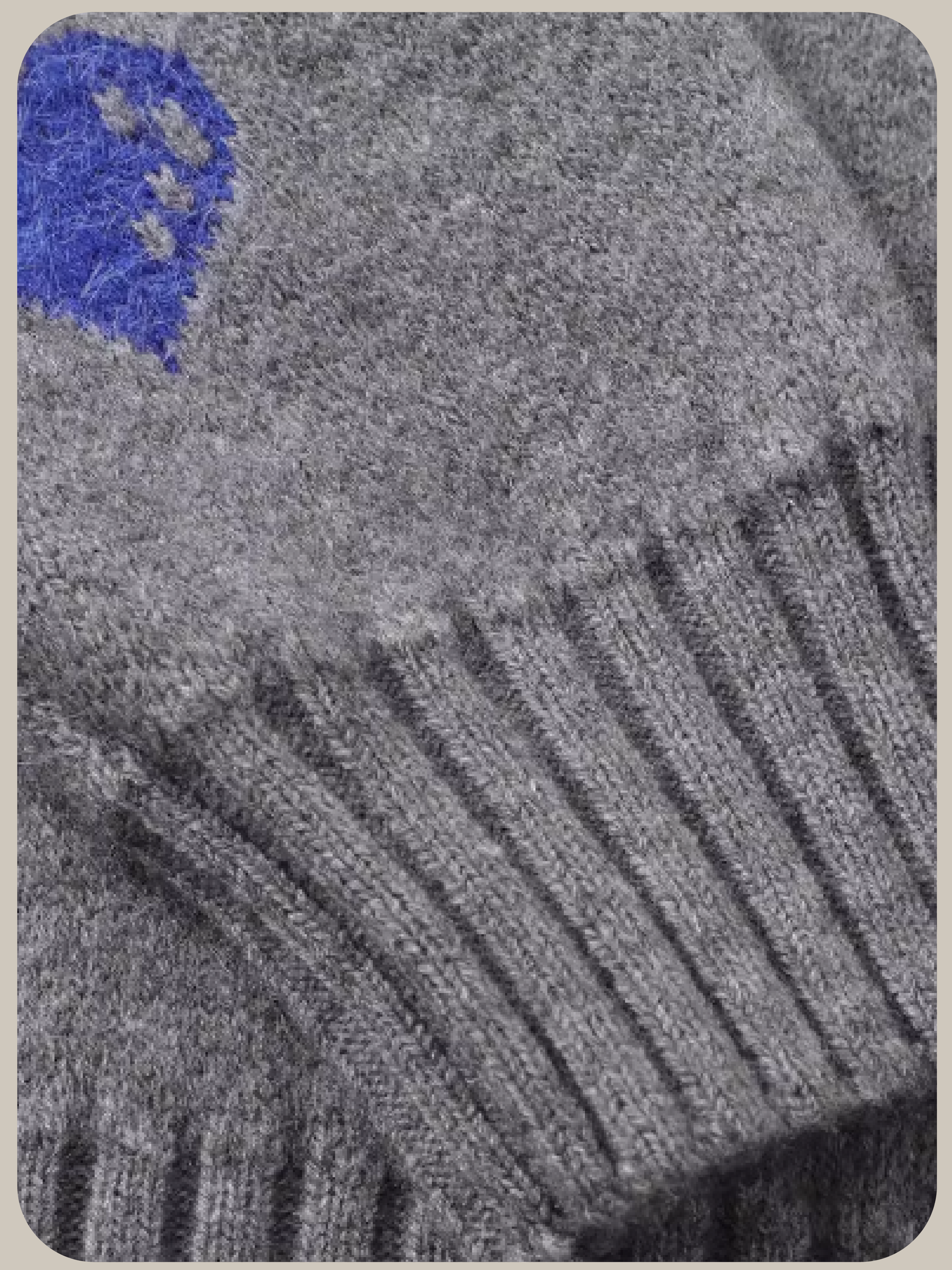 Baby Bear Jacquard Lace Up Sweater/ベビーベアジャカードレースアップセーター