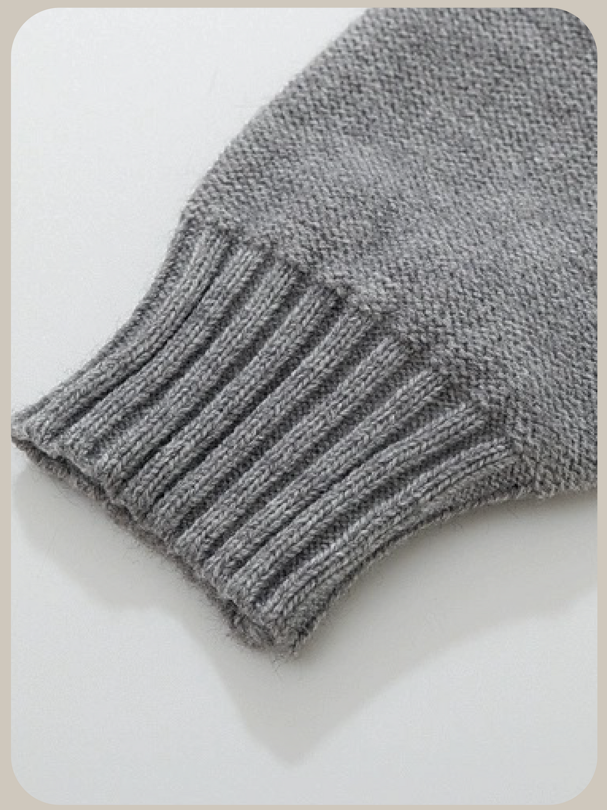 Elegant Cape Collar Rib Sweat/エレガントケープカラーリブスウェット
