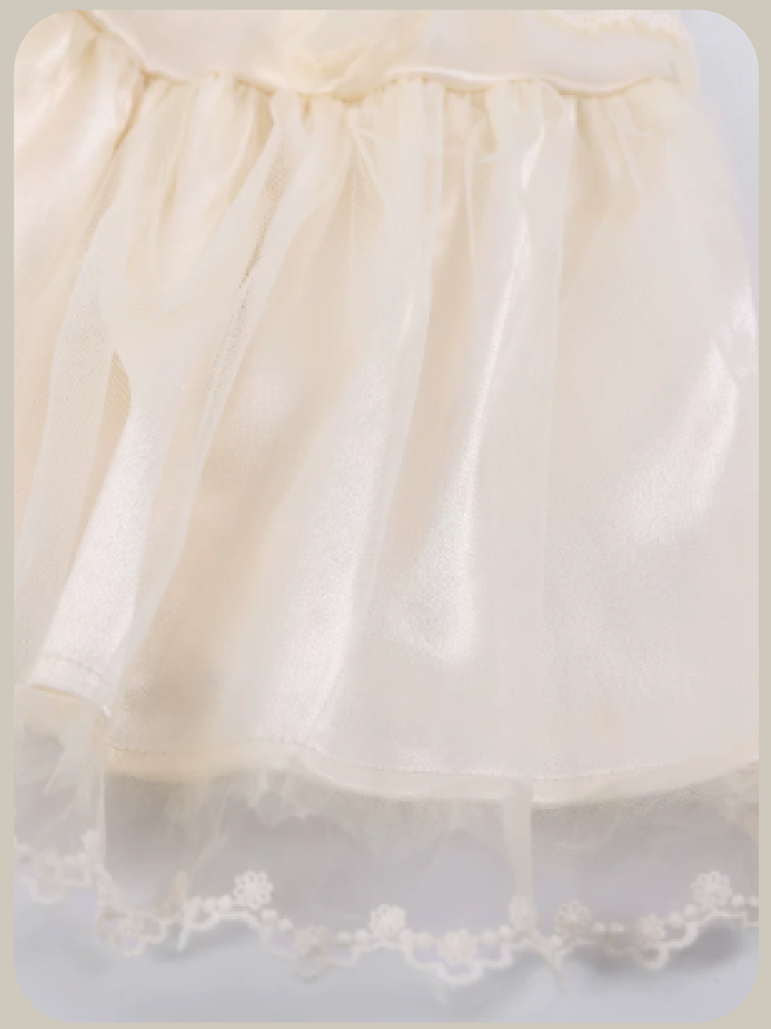 Elegant Tiered Lace Slip Dress/エレガントティアードレーススリップドレス