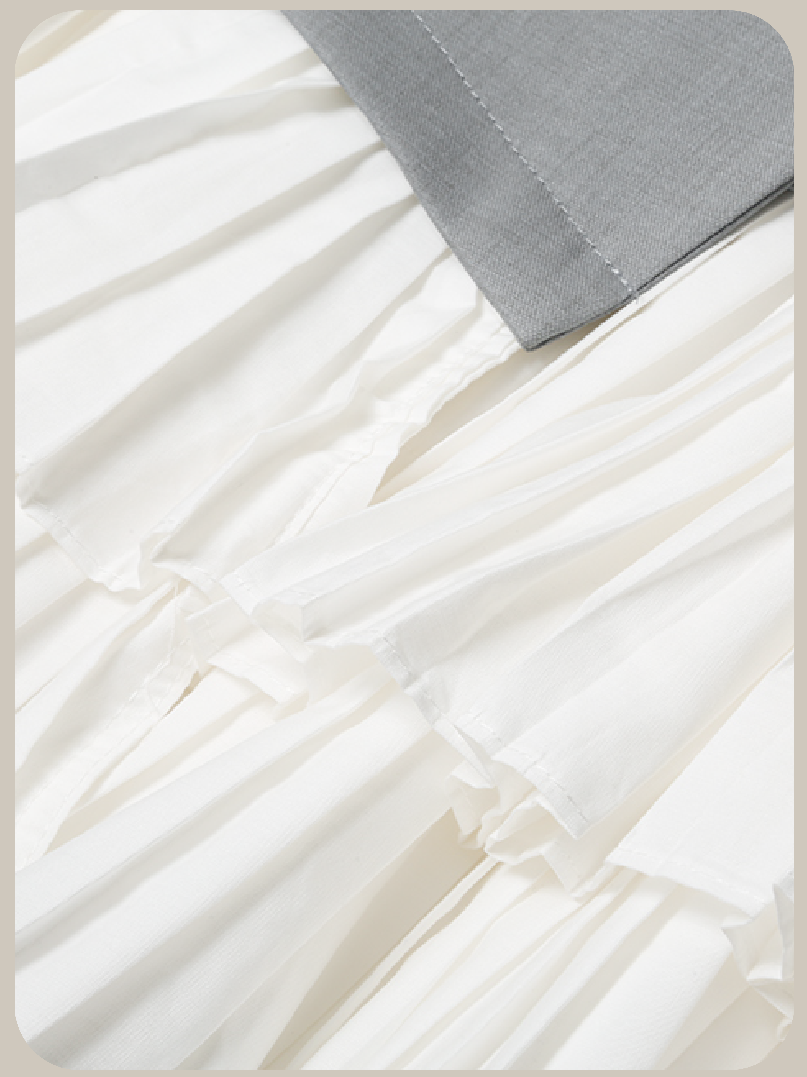 Frill Pleats Docking Jacket Dress/フリルプリーツドッキングジャケットドレス