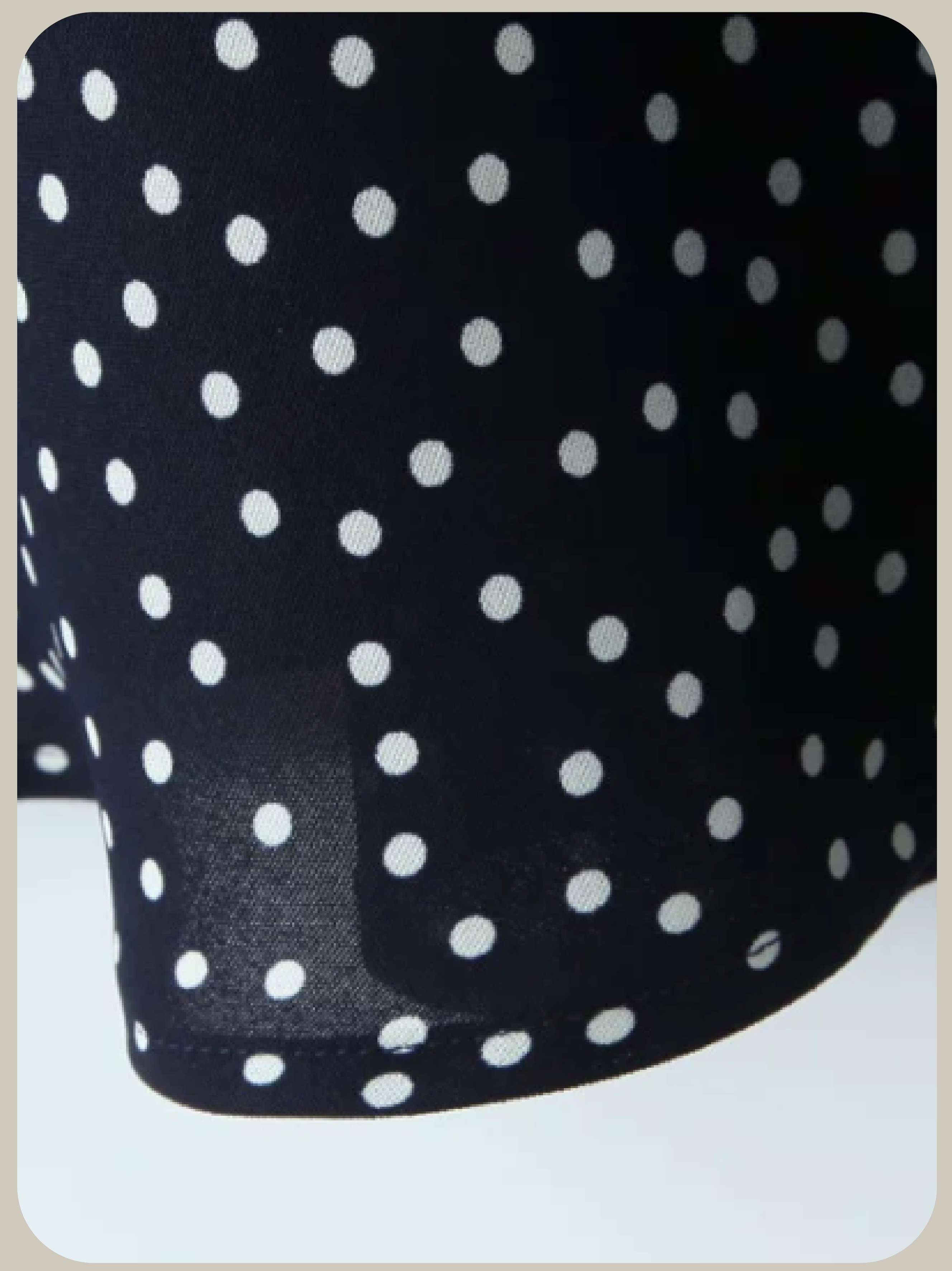 V-neck Lace Piping Dots One Piece/Vネックレースパイピングドット柄ワンピース