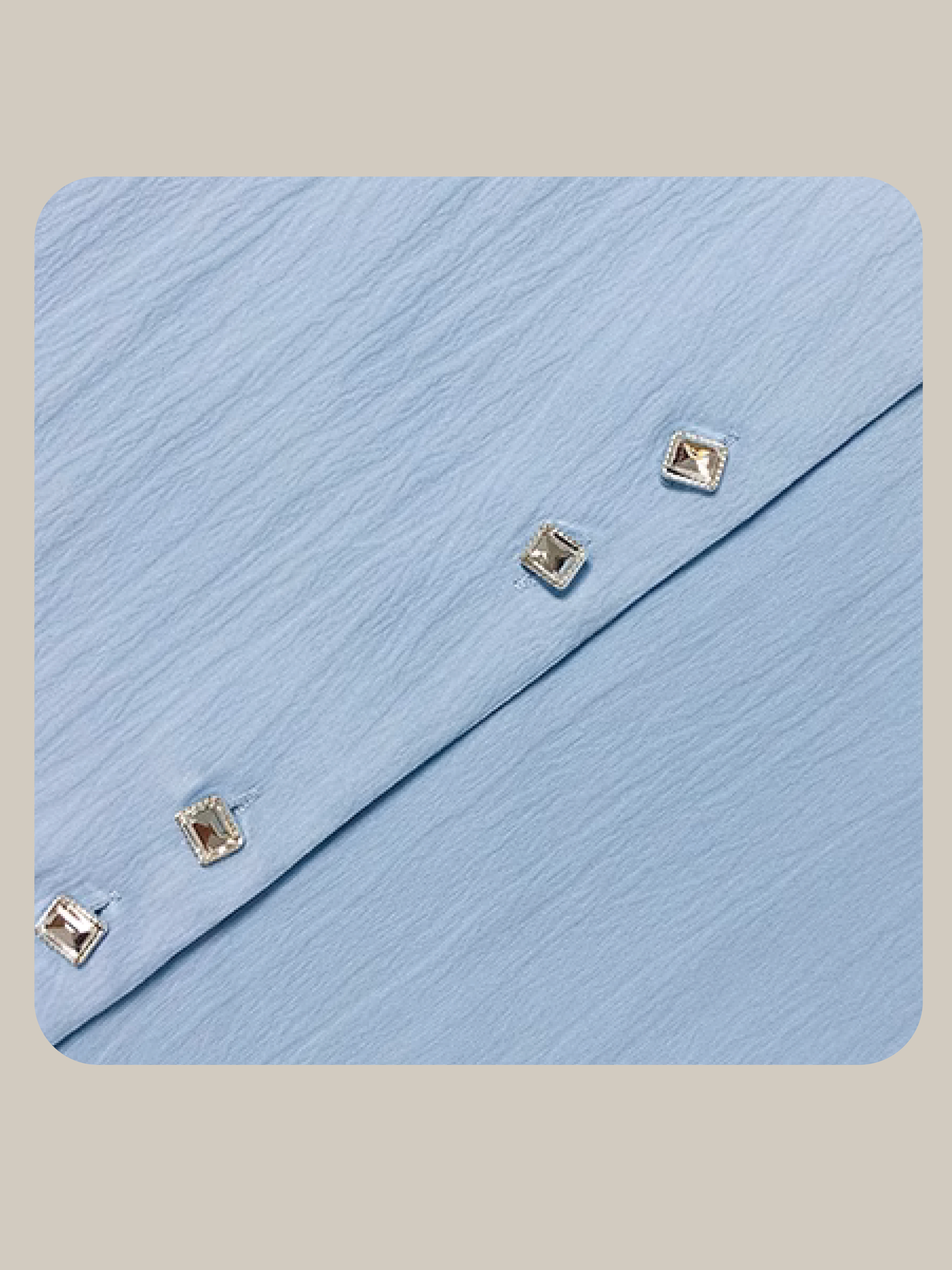 Silver Flower Collar Shirt/シルバー フラワー カラー シャツ