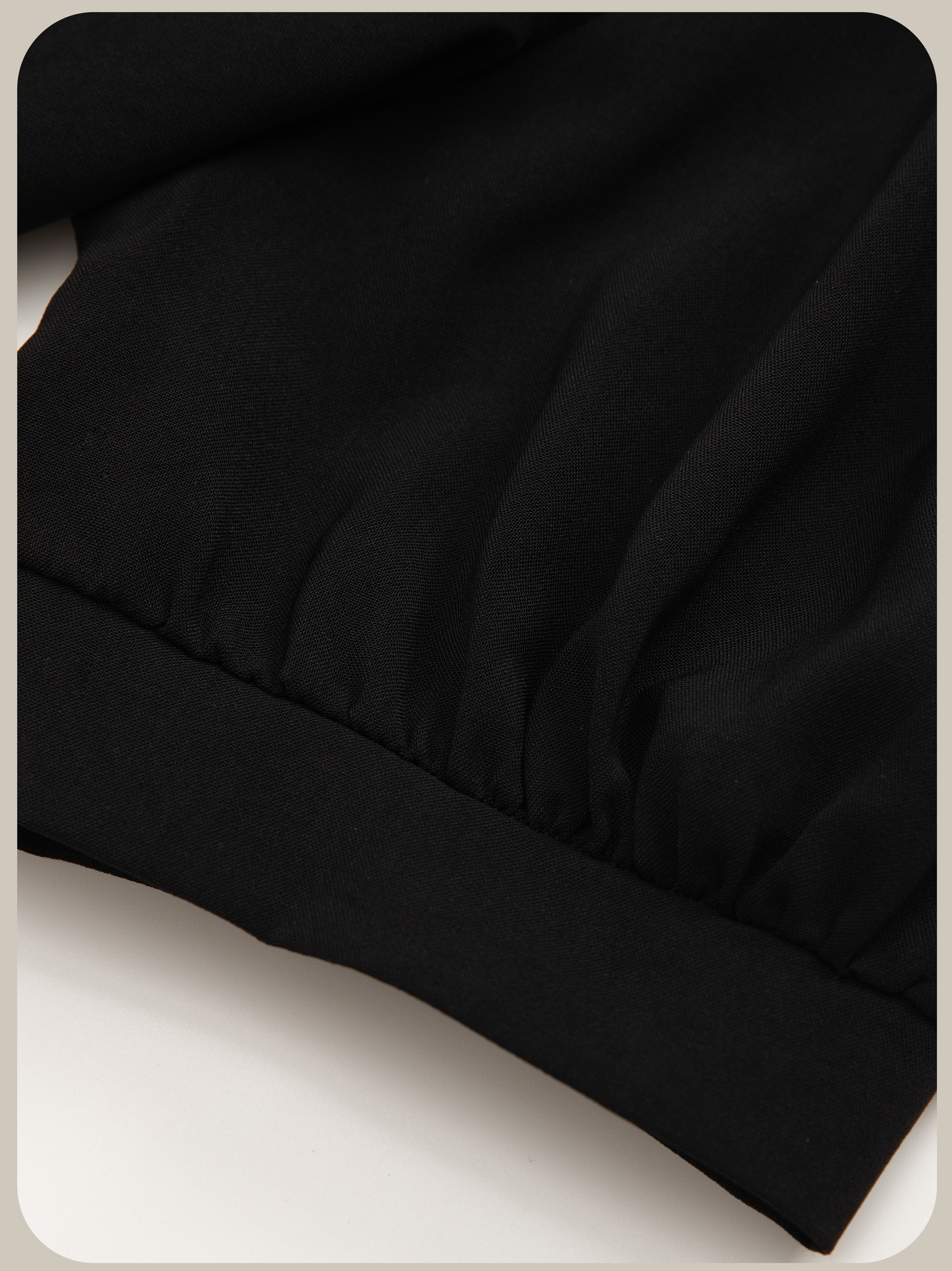 French Contrast Ruffle Collar T/フレンチコントラストラッフルカラーT