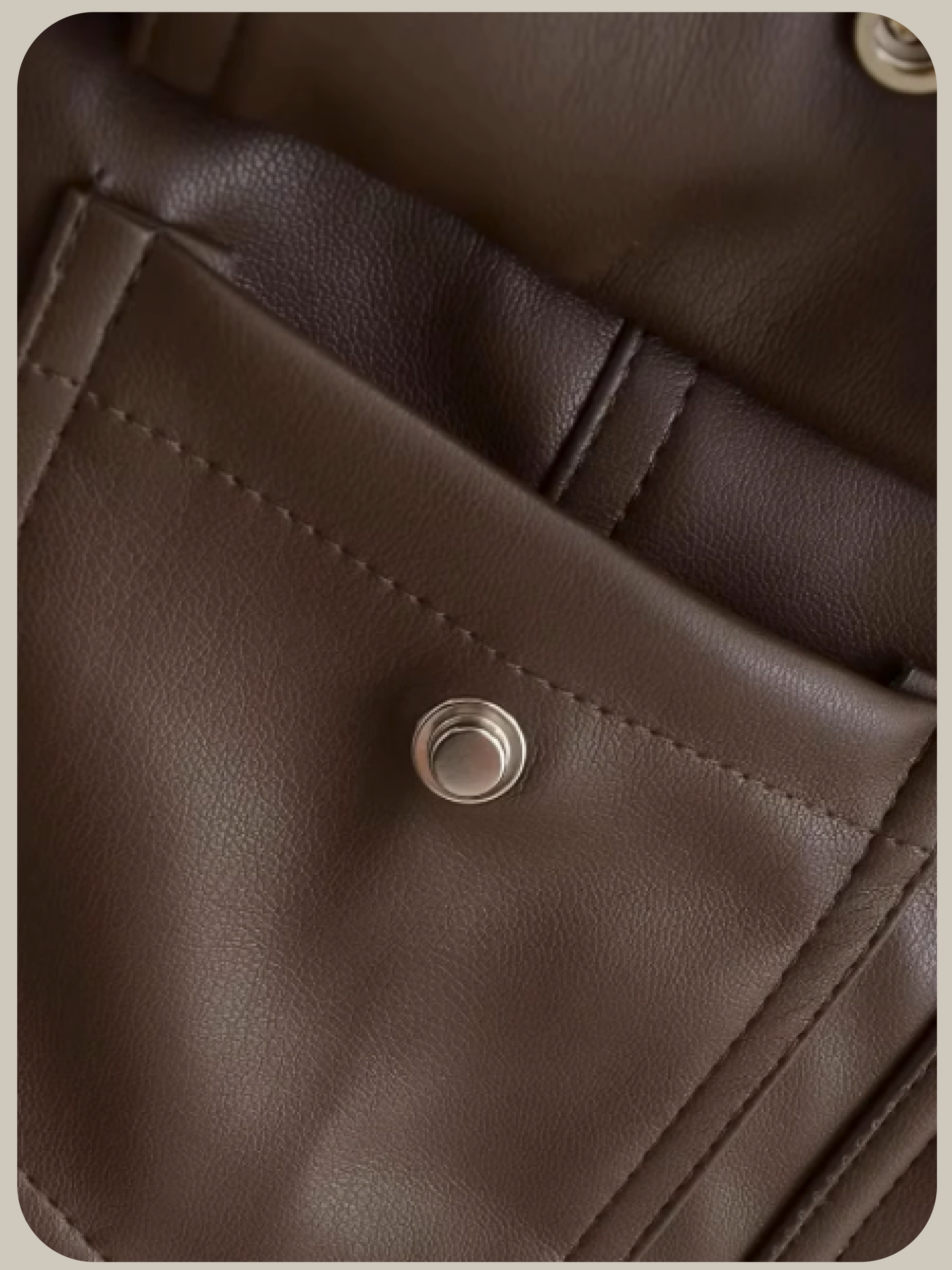 Cropped Short PU Jacket/クロップドショートPUジャケット