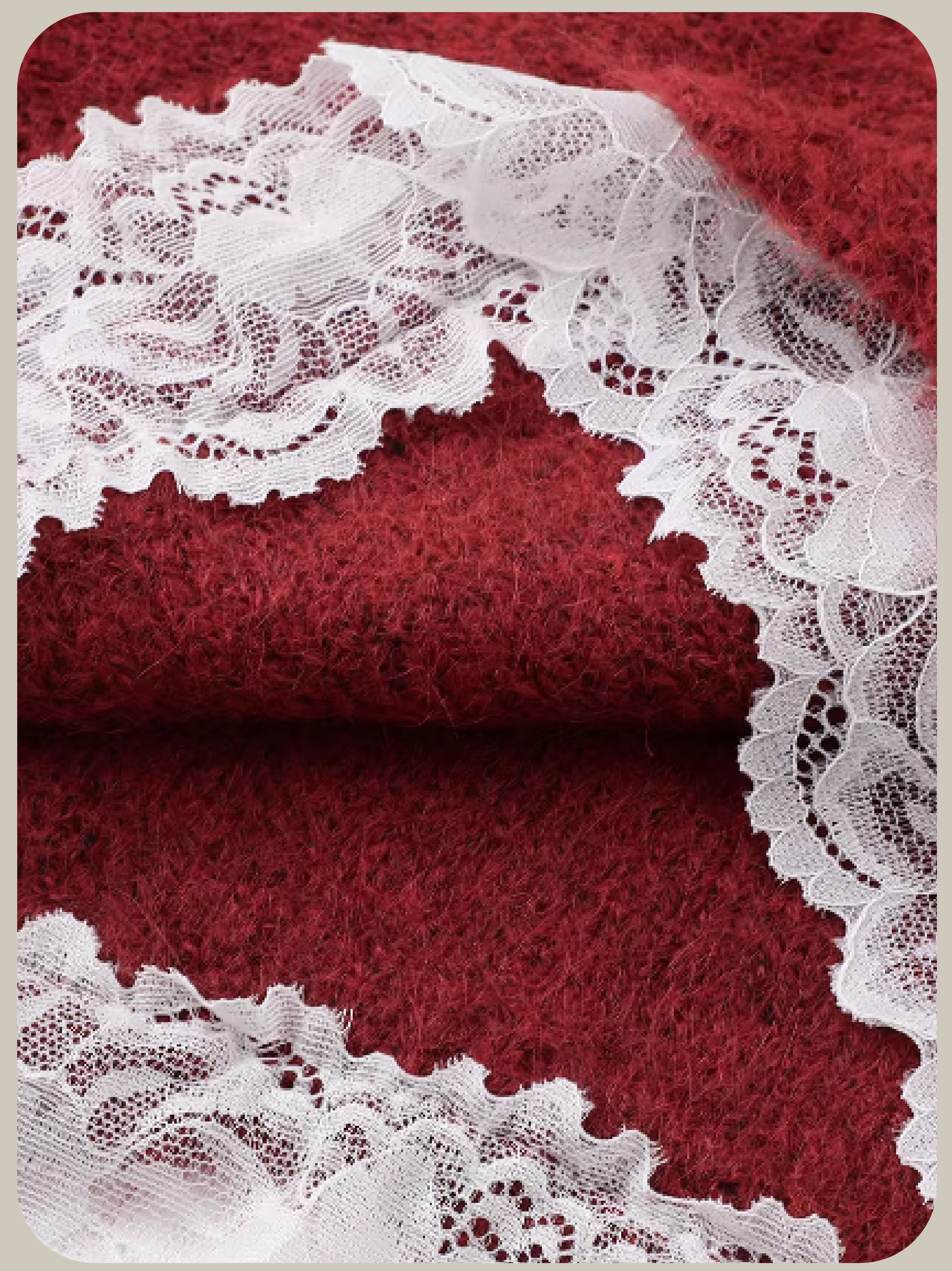 Sweet Beads Deco Ribbon Sweater/スイートビーズデコリボンセーター