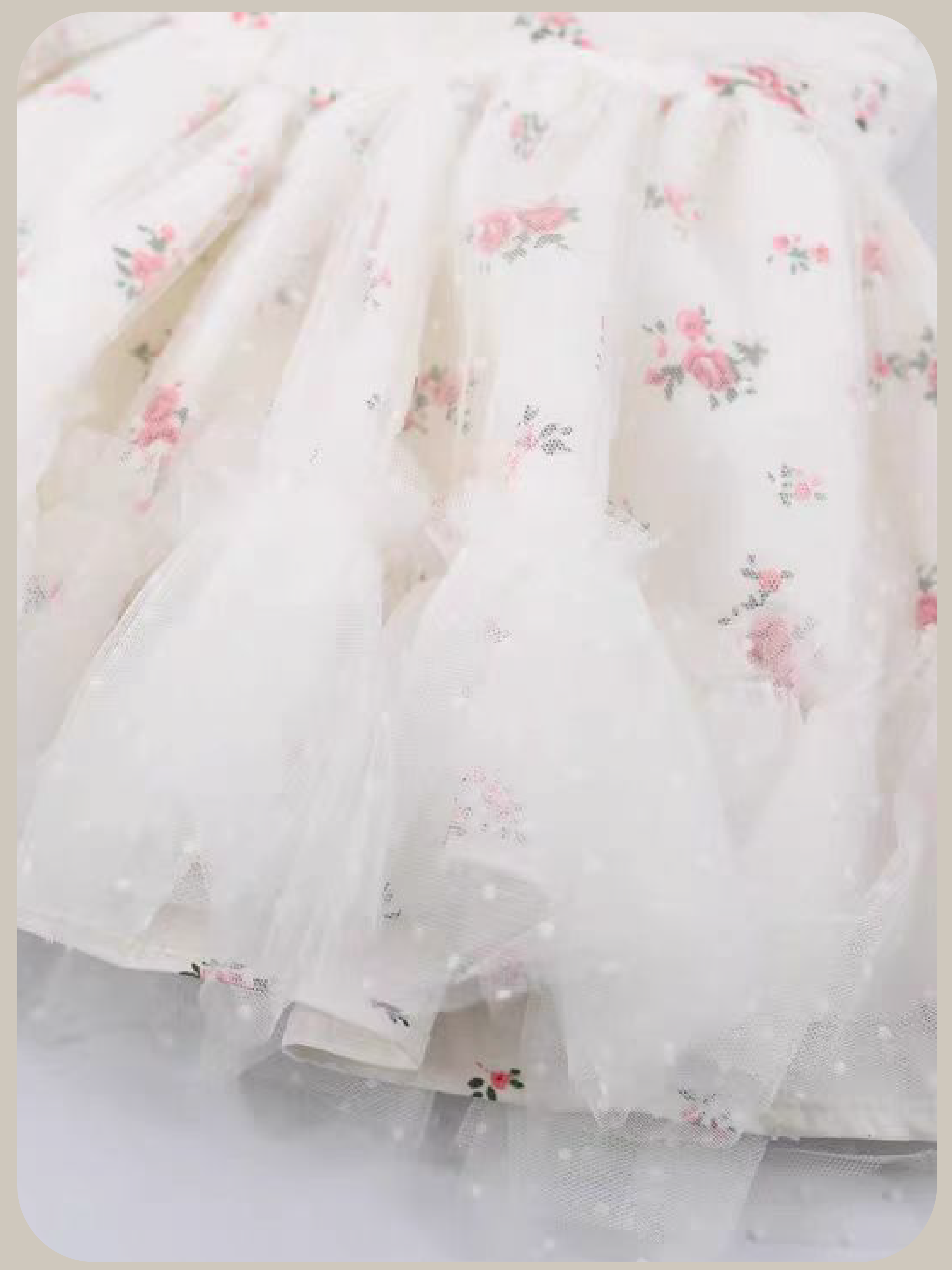 Strapless Boned Waist Tulle Dress/ストラップレスボーン入りウエストチュールドレス