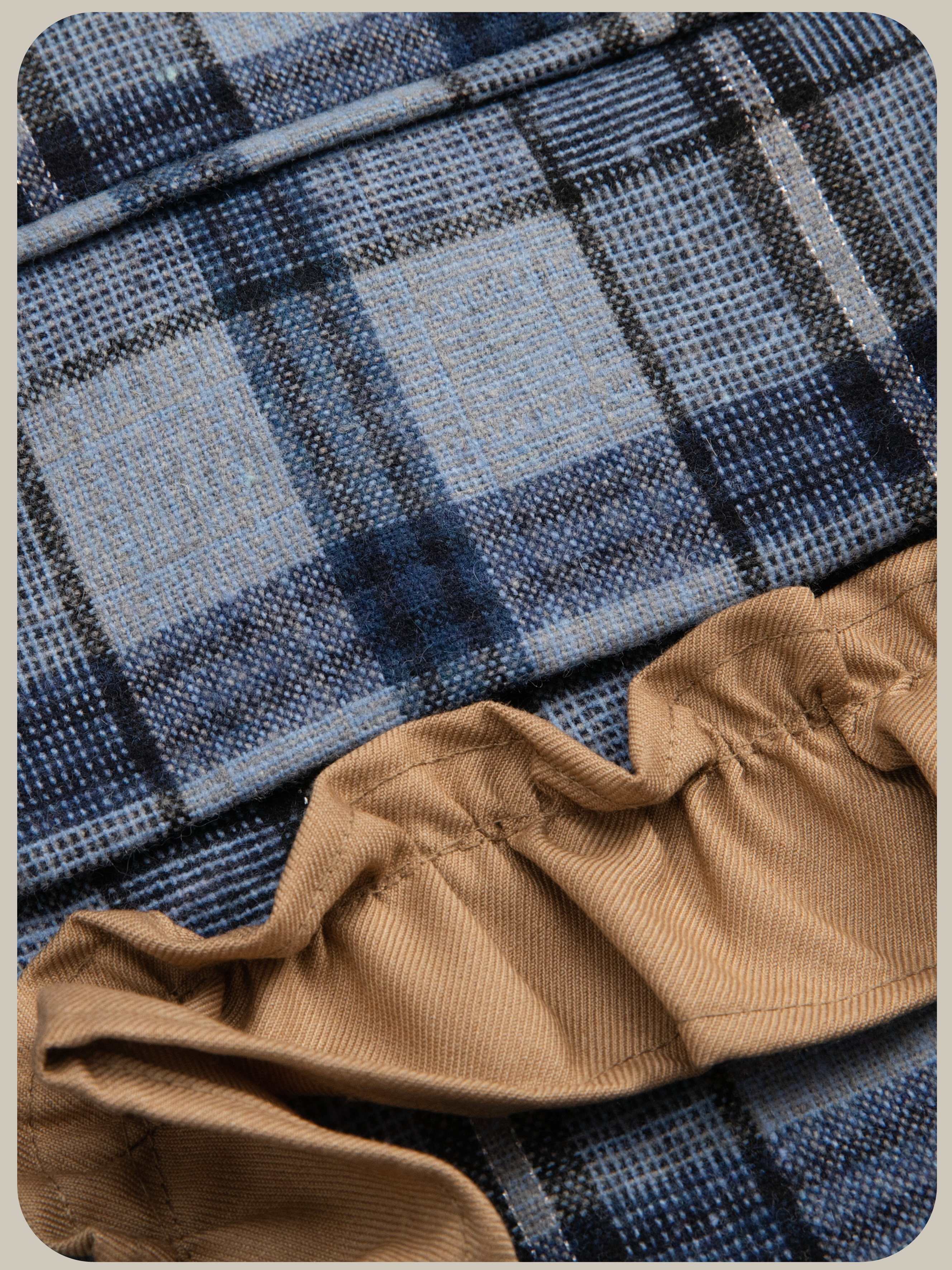・予約商品・Check Frill Decorate Jacket/チェック柄フリルジャケット