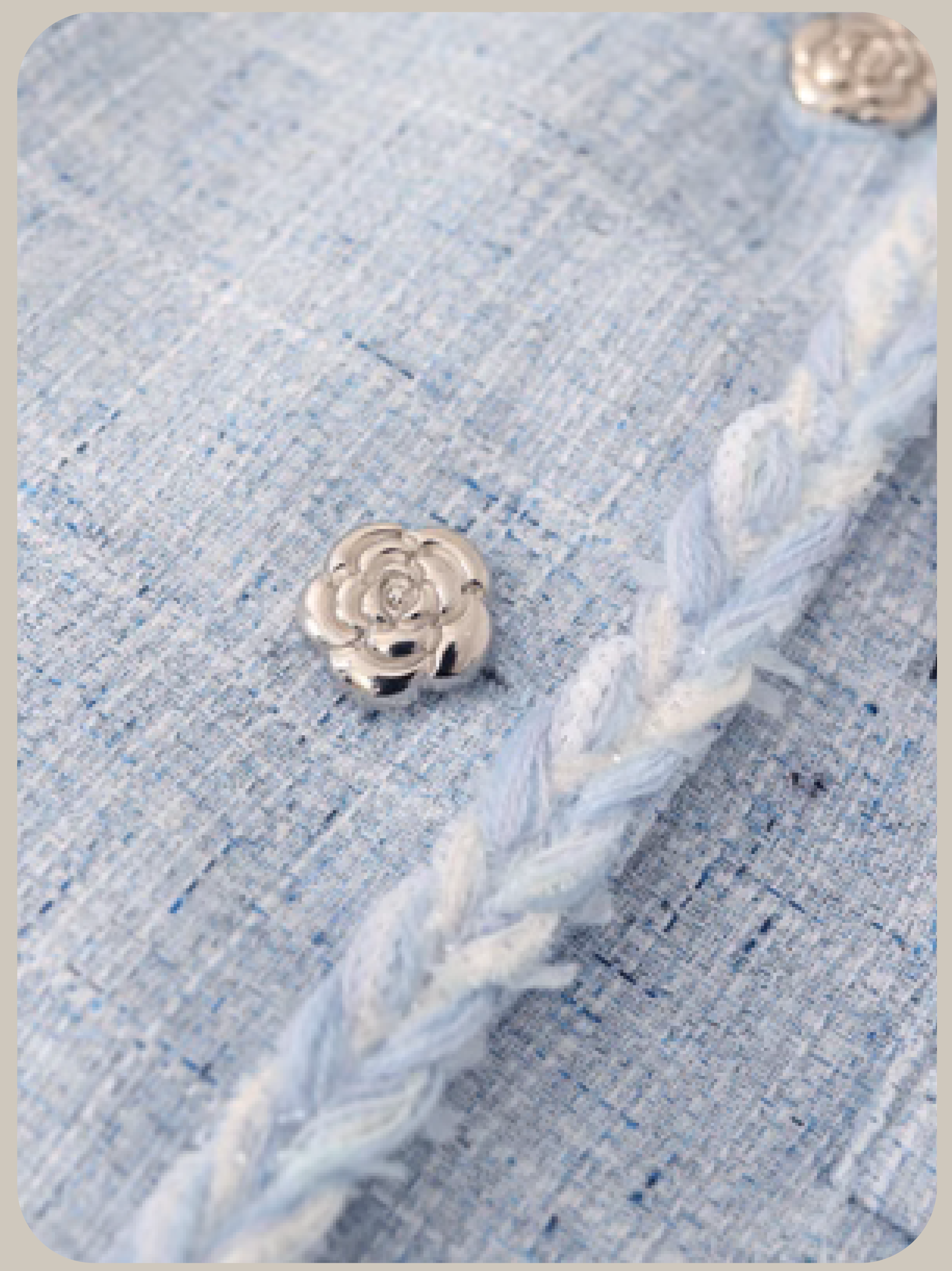 Elegant Blue Ribbon Jacket Set-Up/エレガントブルーリボンジャケットセットアップ