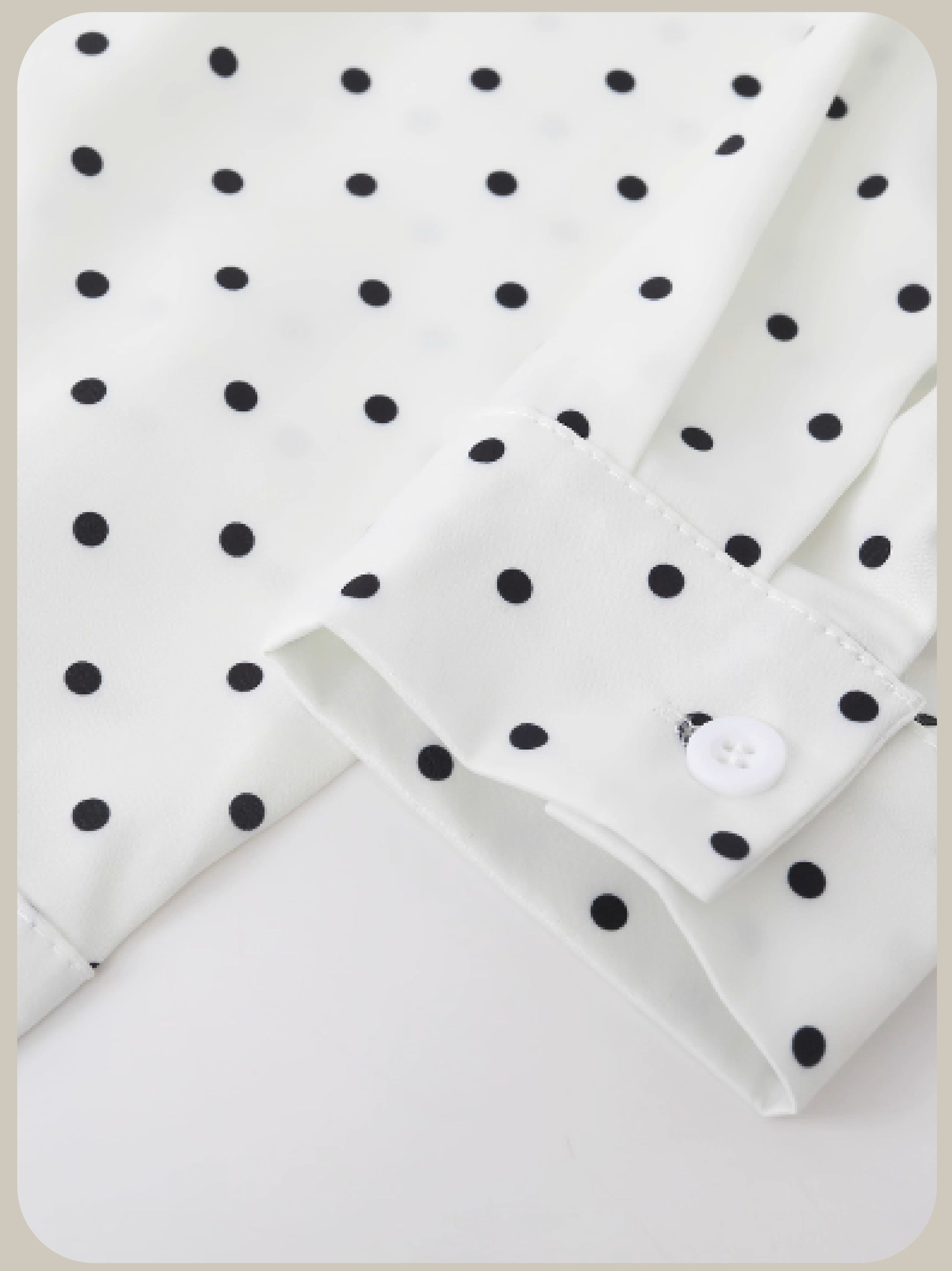 Big Ribbon Dot Shirt Set Up/ビッグリボンドットシャツセットアップ