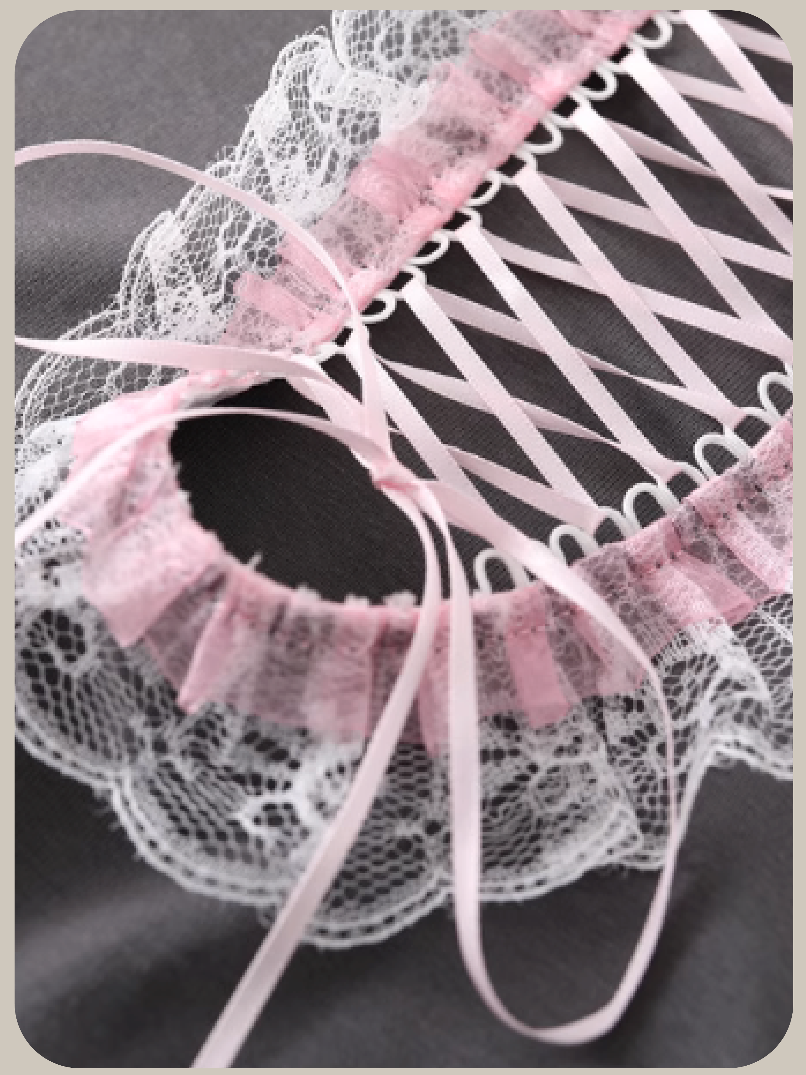 Hollow Lace Up 2 Way One Piece/ホローレースアップ2ウェイワンピース