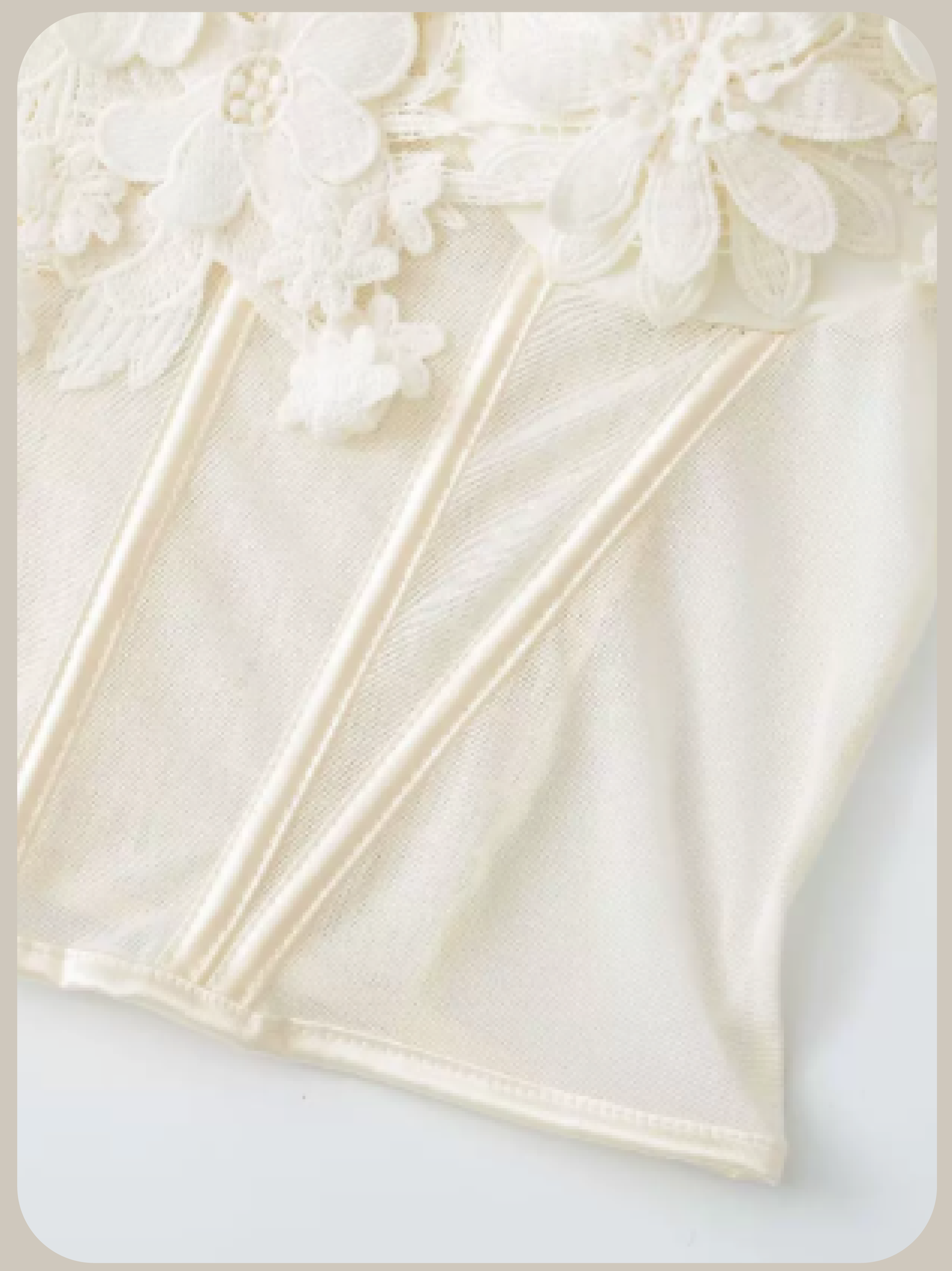 Detail Lace Flower Applique Cami/レースフラワーアップリケキャミソール