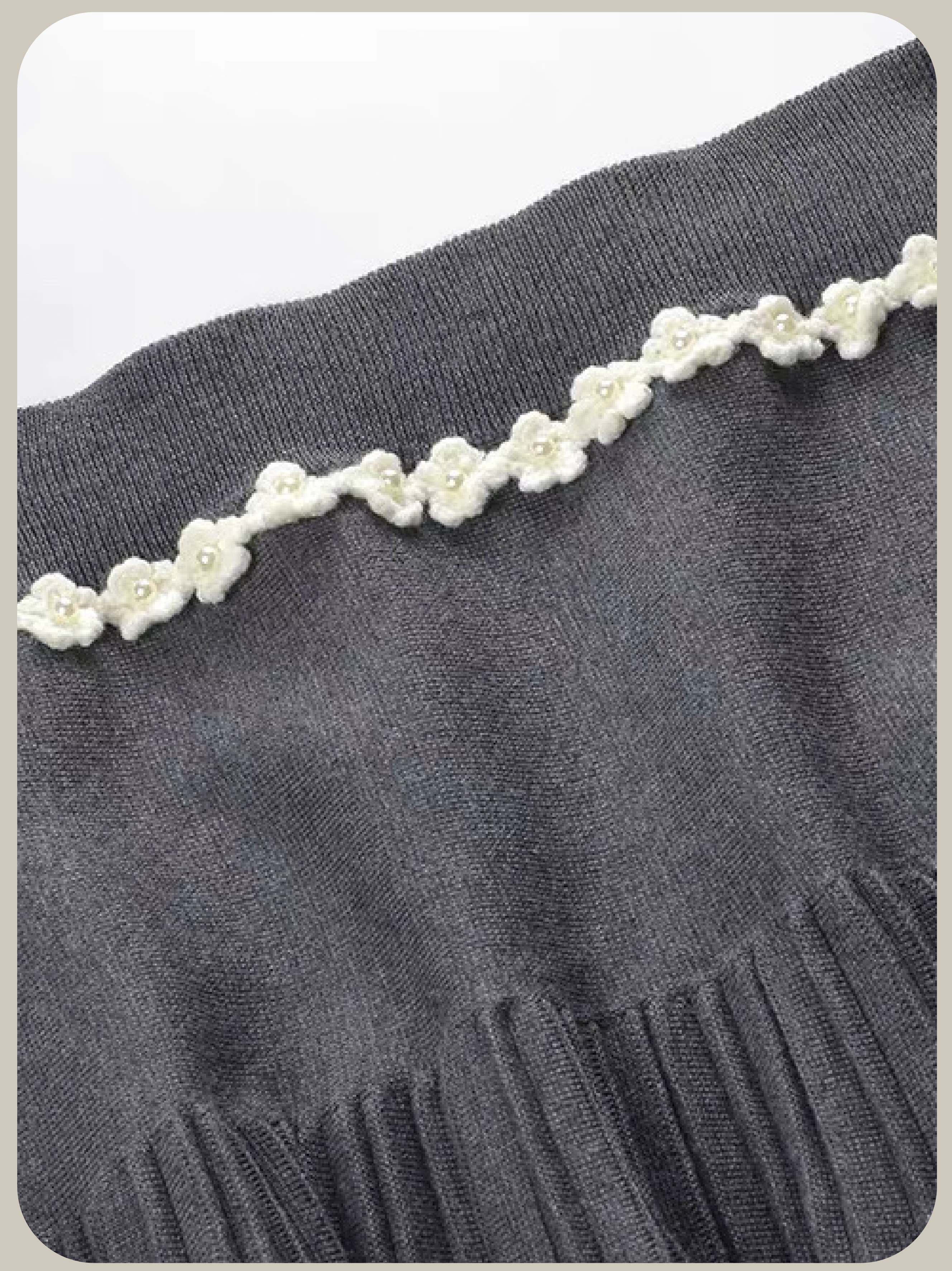 Romantic Frill Pearl Deco 3 Items Set Up/ロマンティックフリルパールデコ3点セットアップ