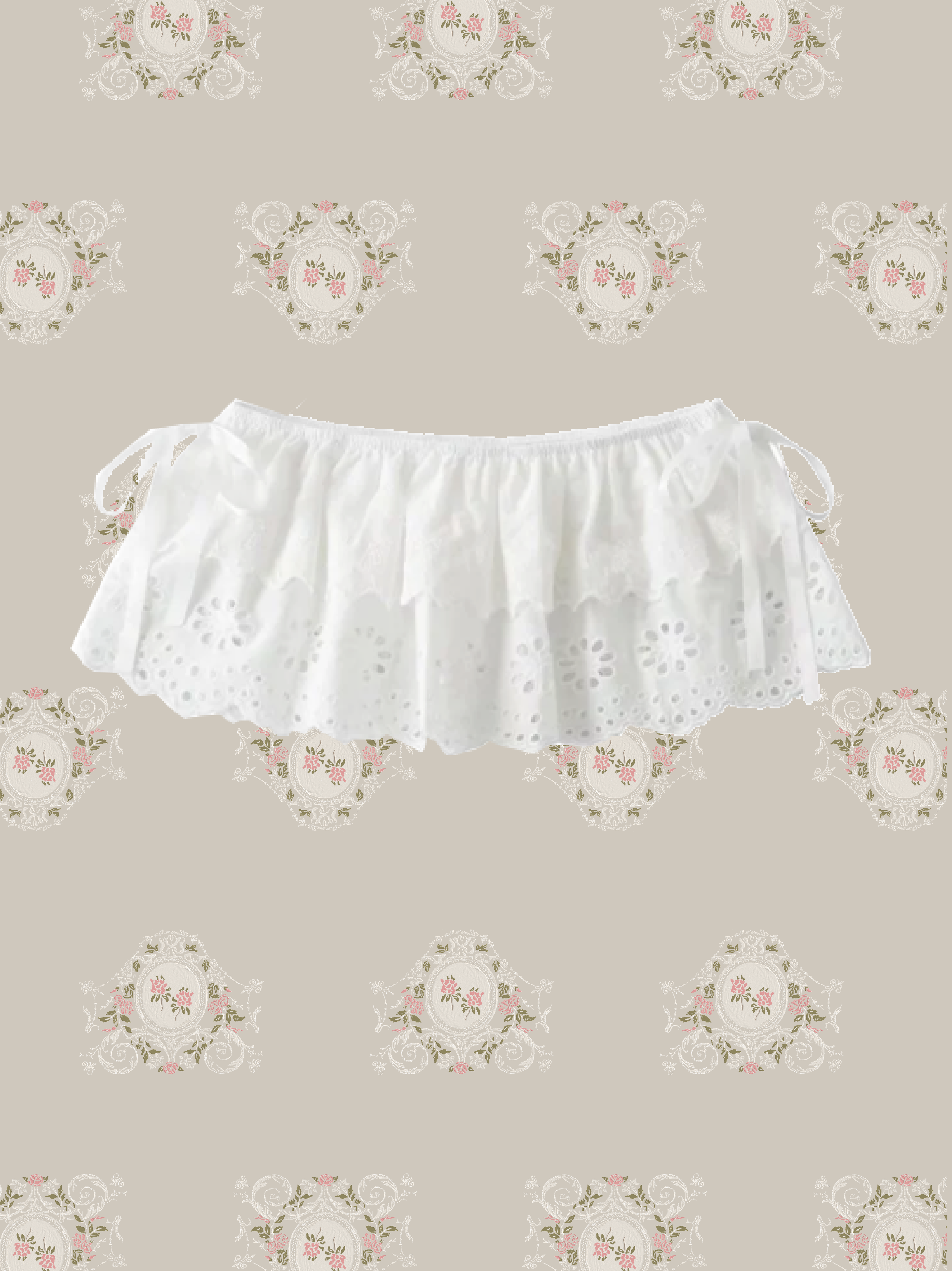Ballet Lace Overlay Skirt/バレエコアレーススカート