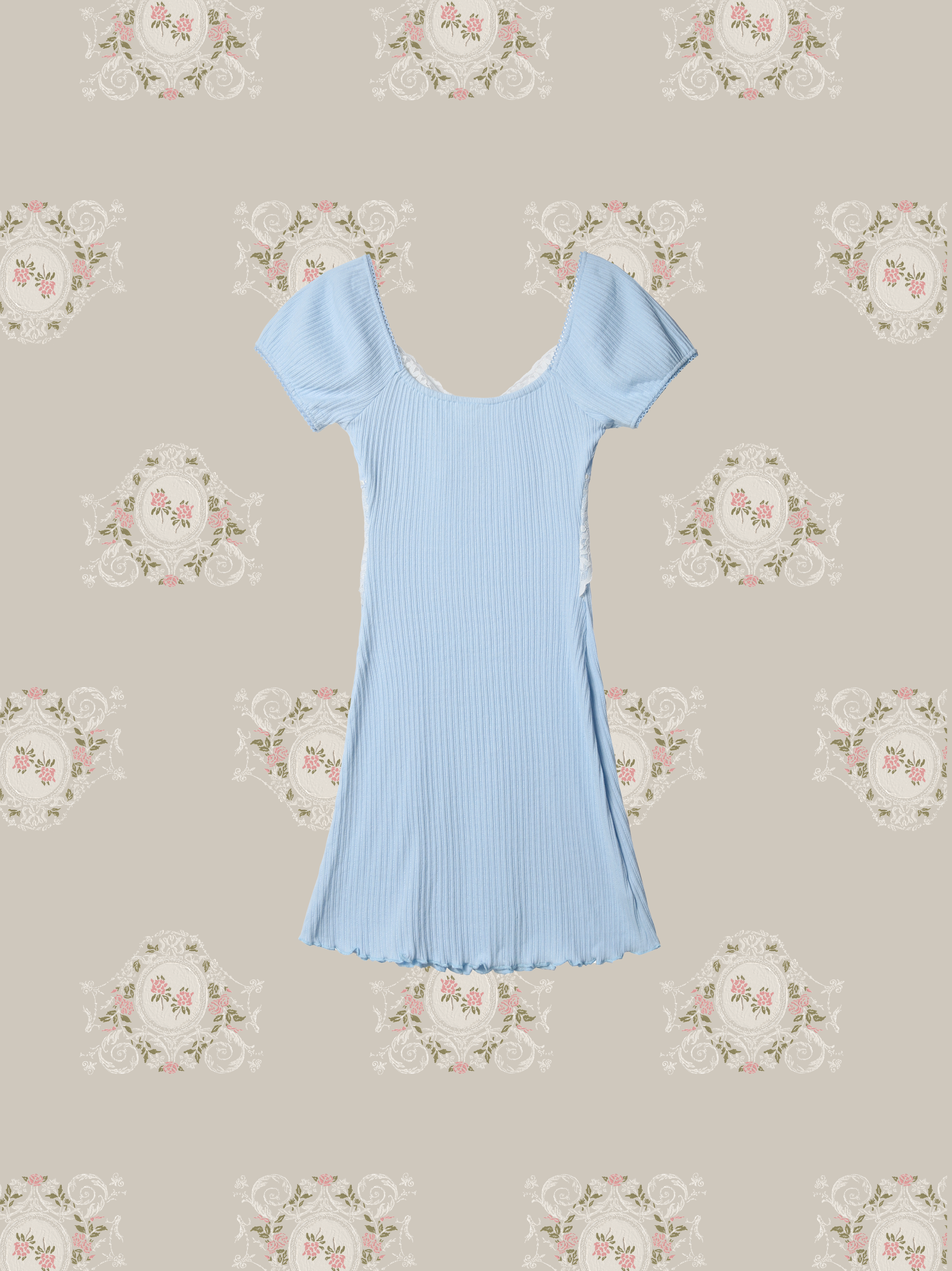 Baby Blue Lace Dress/ベビーブルーレースドレス