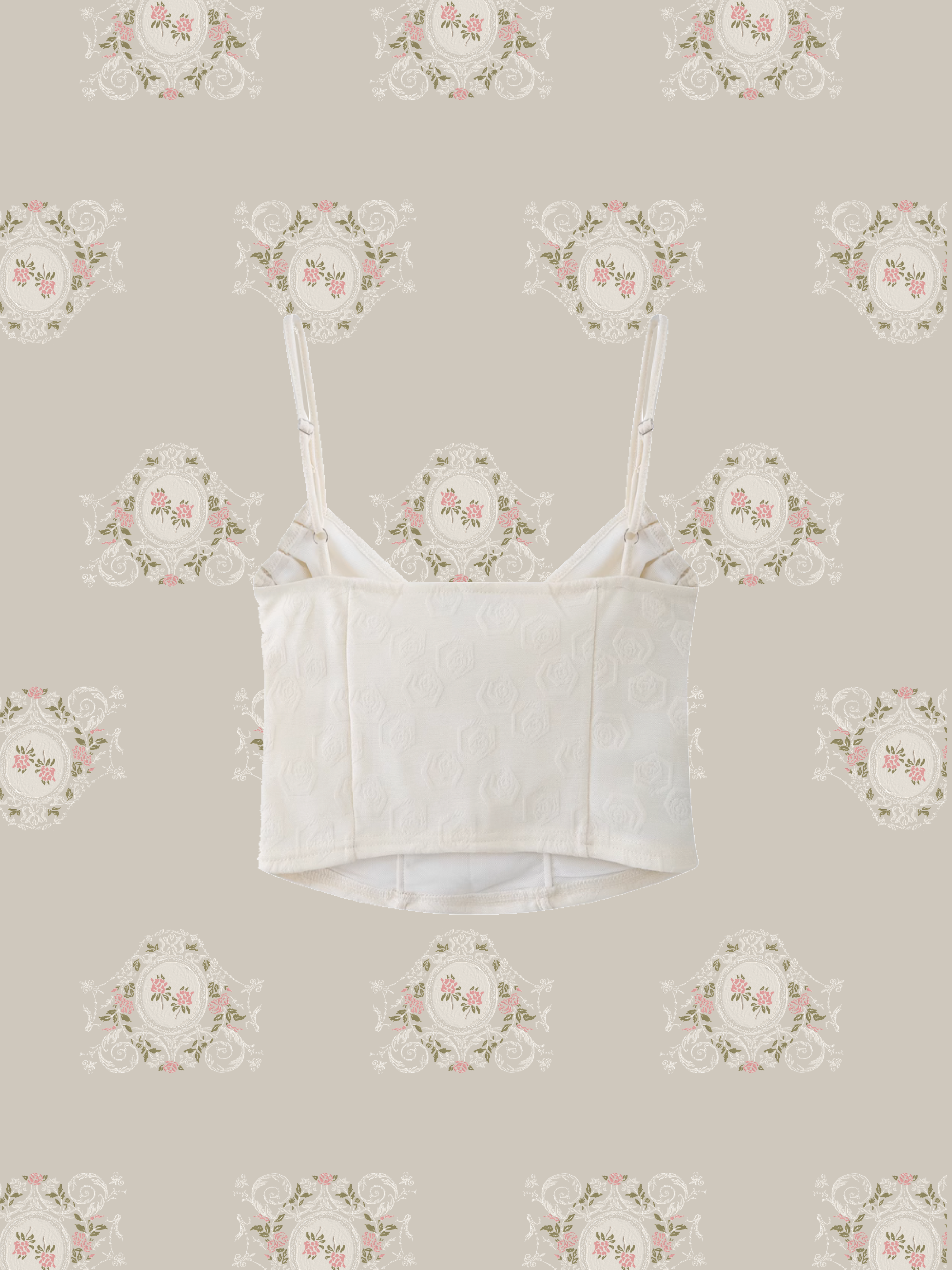 Rose Applique Cami/ローズアップリケキャミソール