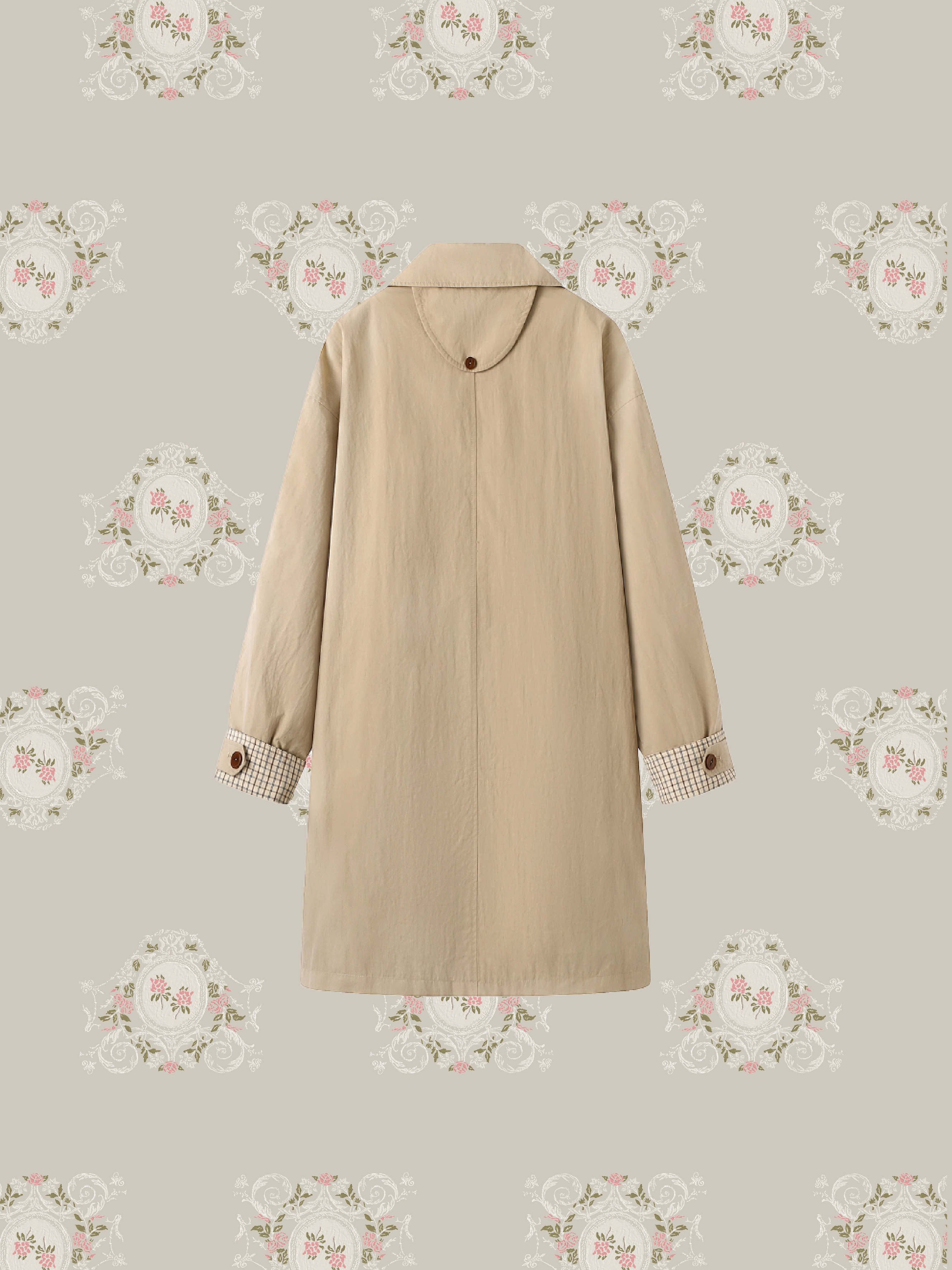 Stitching Sleeve Trench Coat/ステッチスリーブトレンチコート