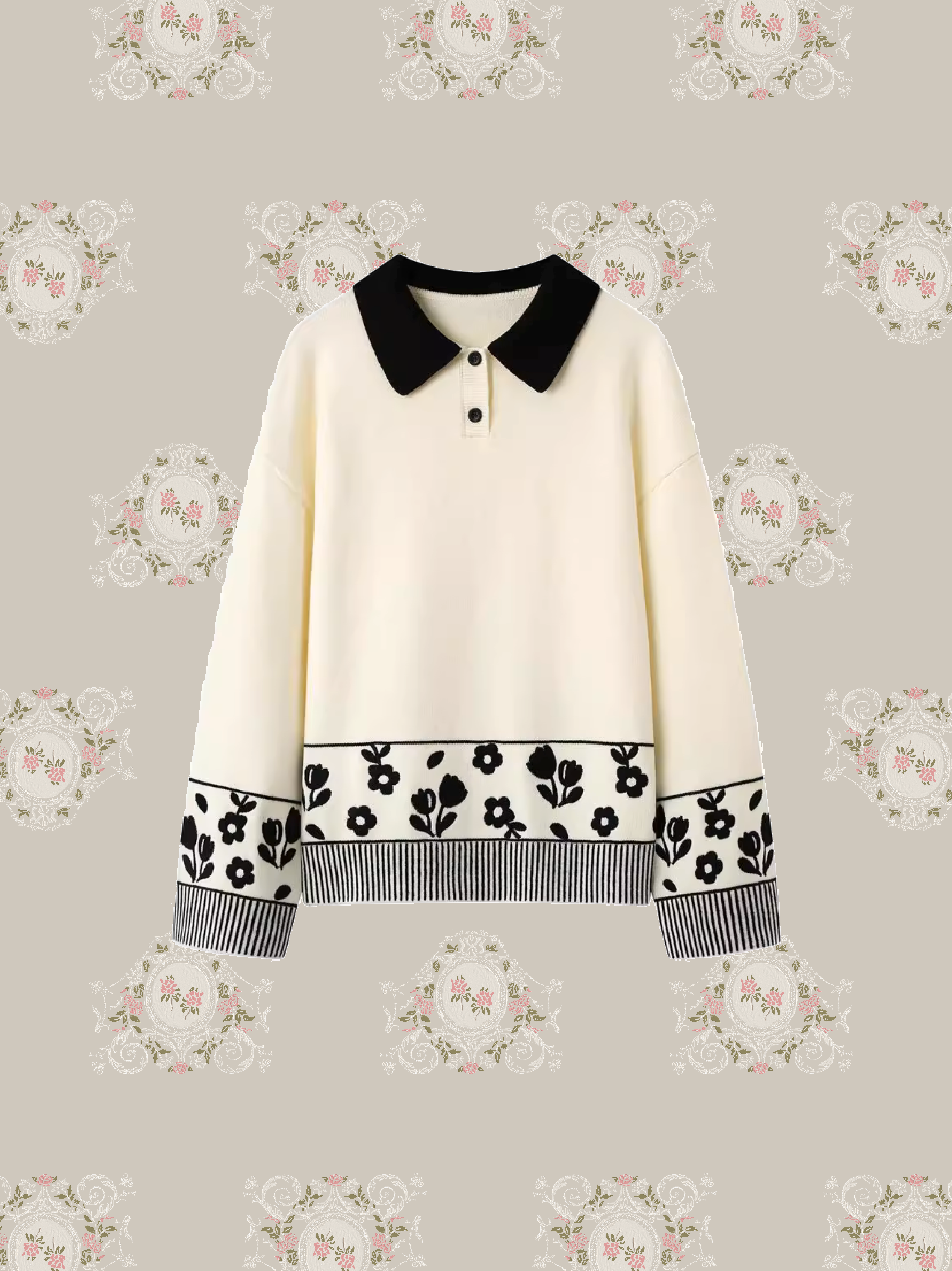 Garden Jacquard Knit/ガーデンジャカードニット