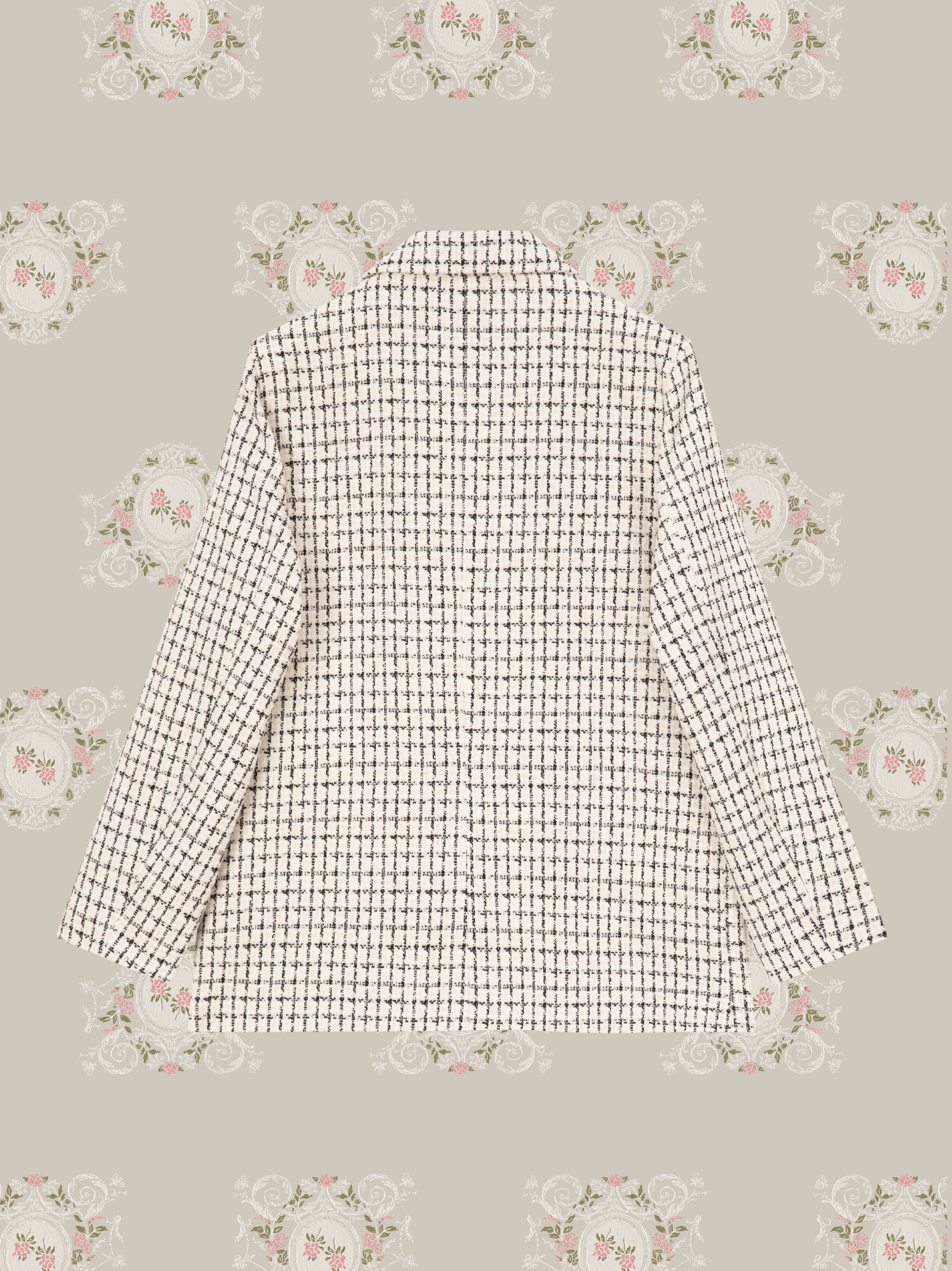Elegant Style Check Jacket/エレガントスタイルチェックジャケット
