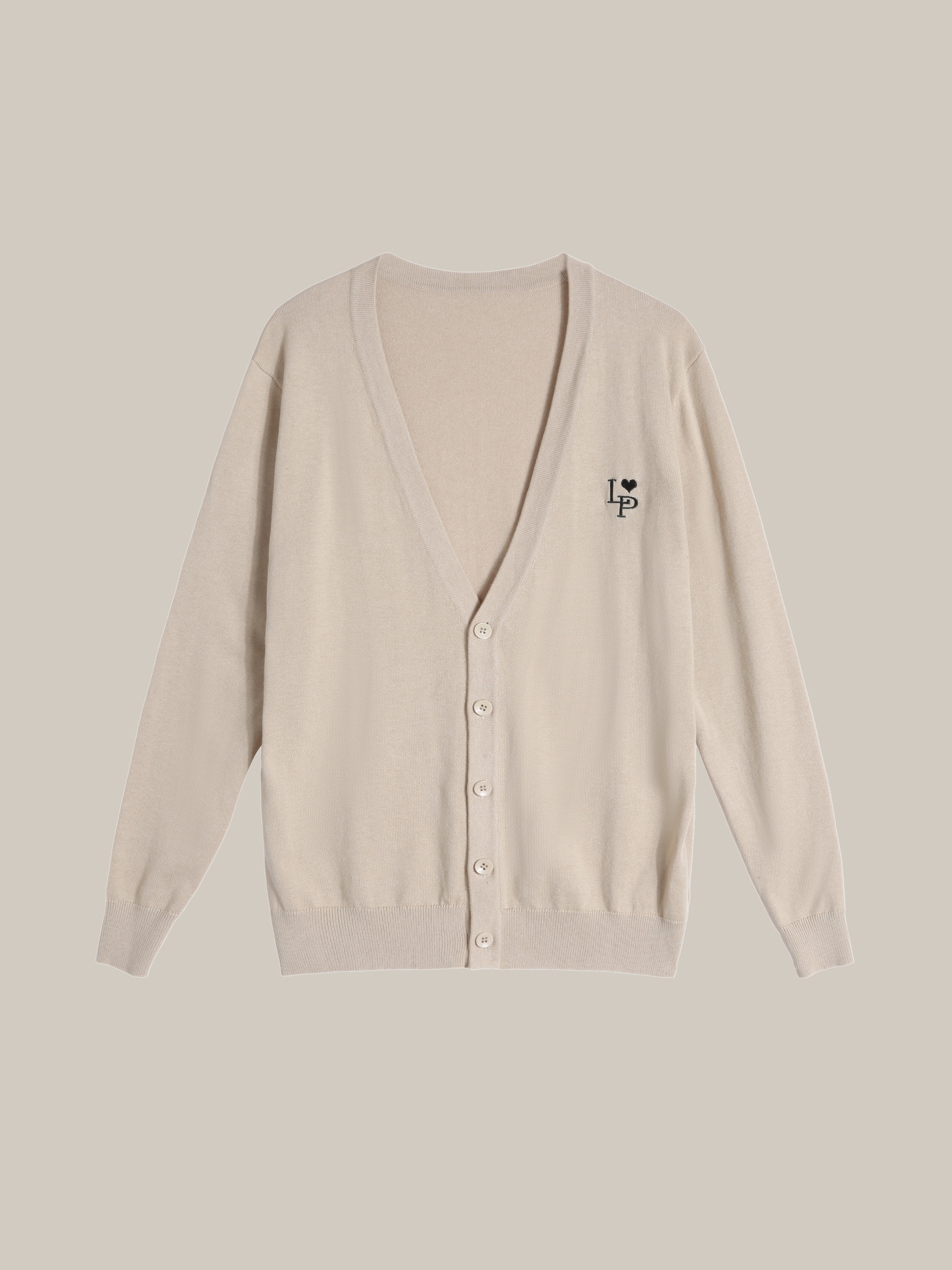 予約商品・LA POMME petit Icon Loose Cardigan Coffee