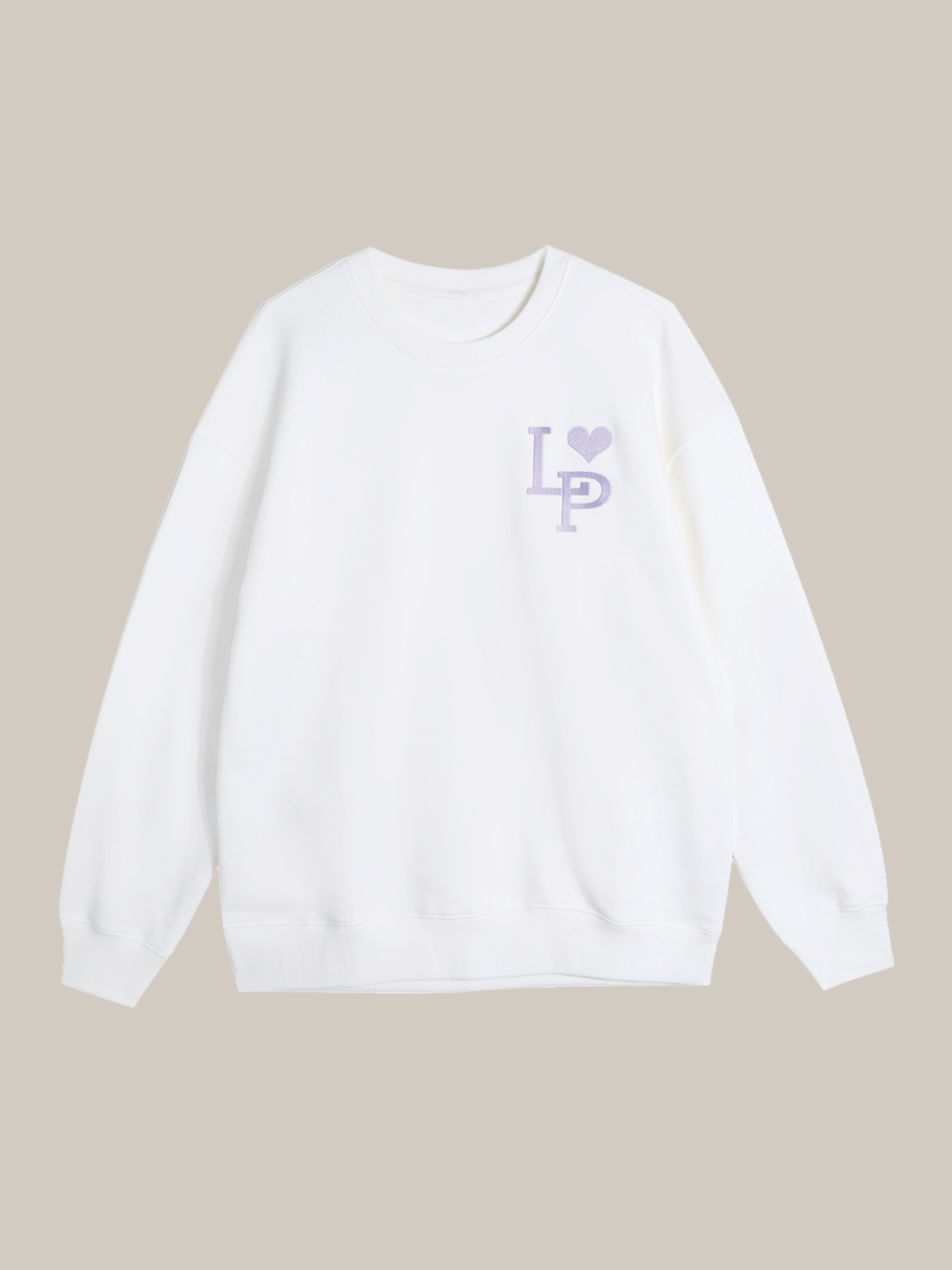 予約商品・LA POMME petit Light Purple Icon Sweater