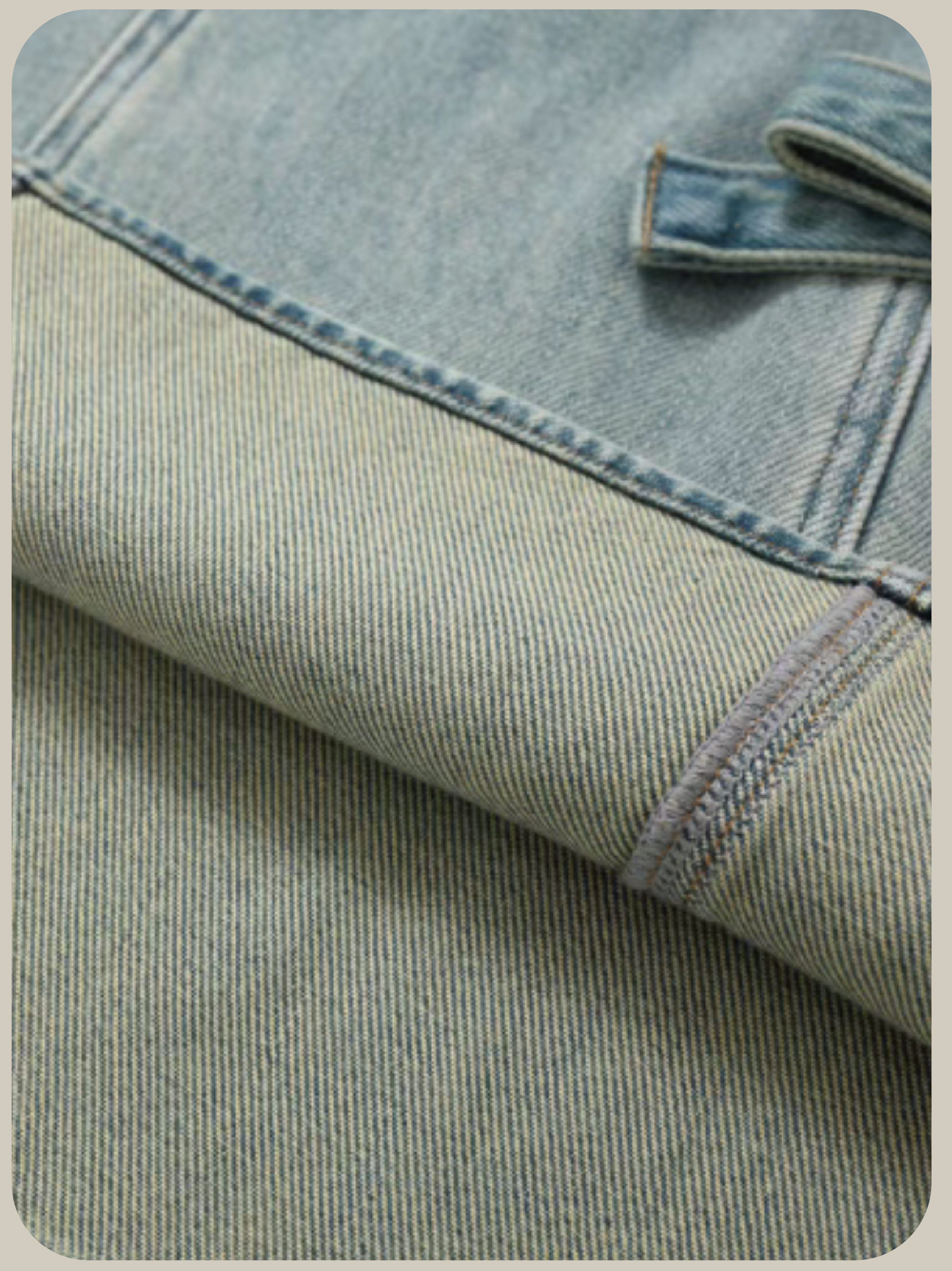 Ribbon Denim Long Skirt/リボンデニムロングスカート