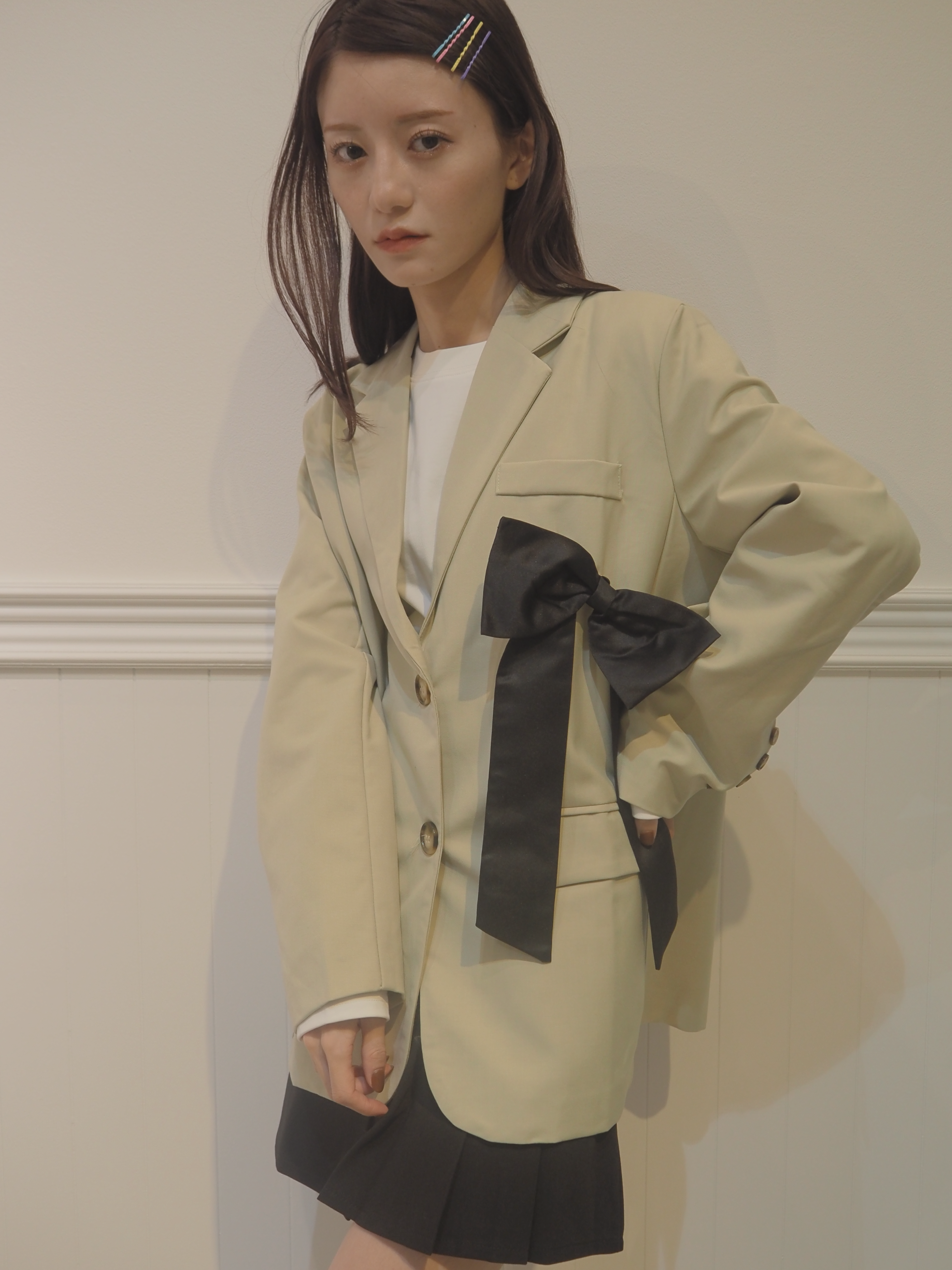 Relaxed Big Ribbon Jacket リラックスビッグリボンジャケット