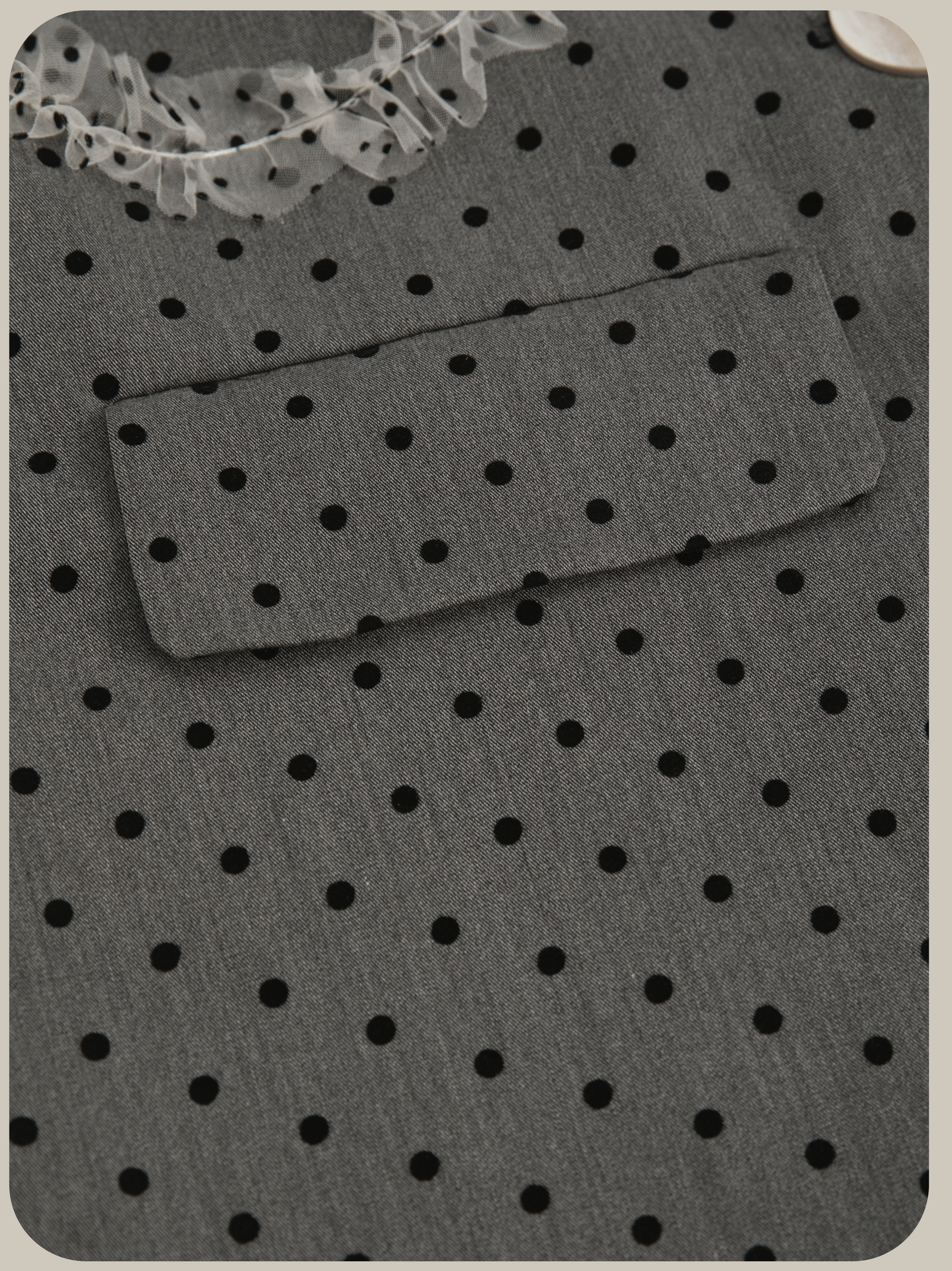 ・予約商品・Dots Lace Ribbon Jacketドットレースリボンジャケット