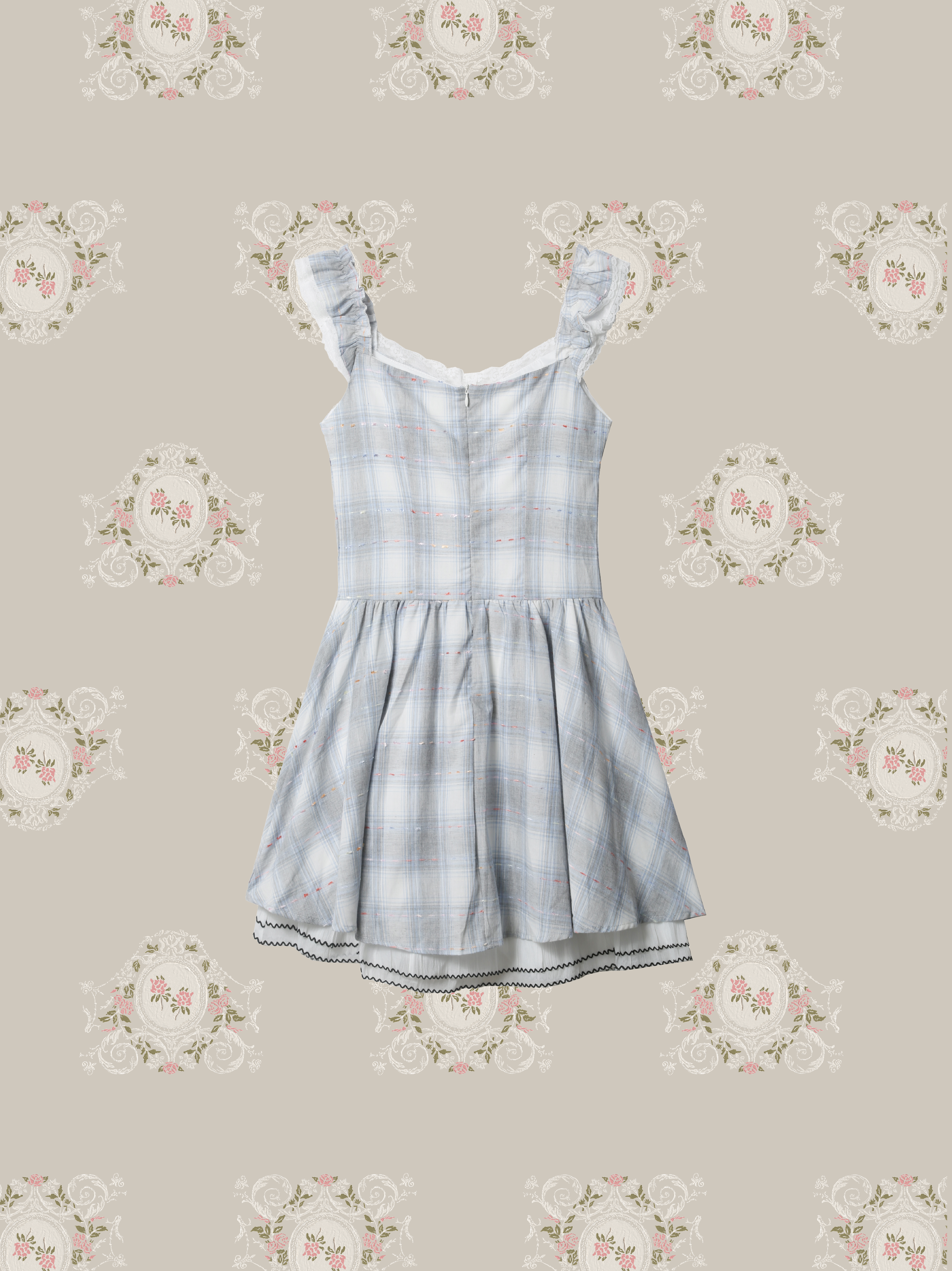 Princess Sweet Plaid Ribbon Dress/プリンセススイートチェックリボンドレス